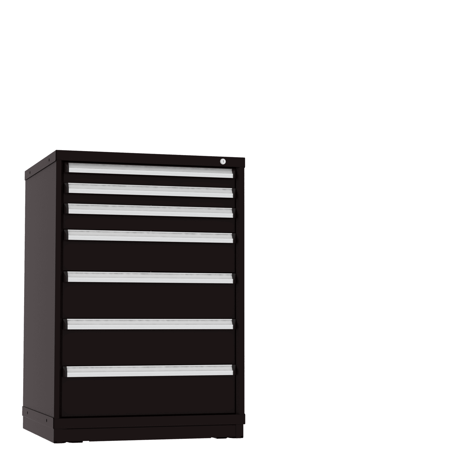 Borroughs Modular Drawer Cabinet Fork Truck Base, 7 Drawers