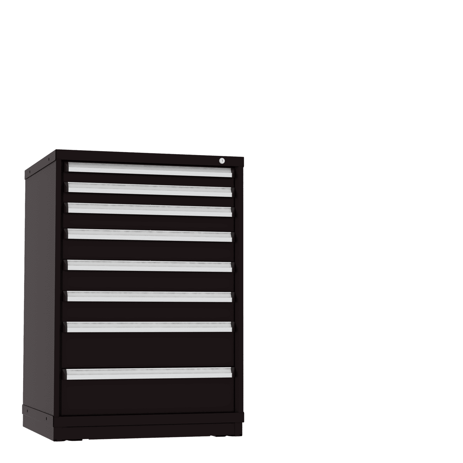 Borroughs Modular Drawer Cabinet Fork Truck Base, 8 Drawers