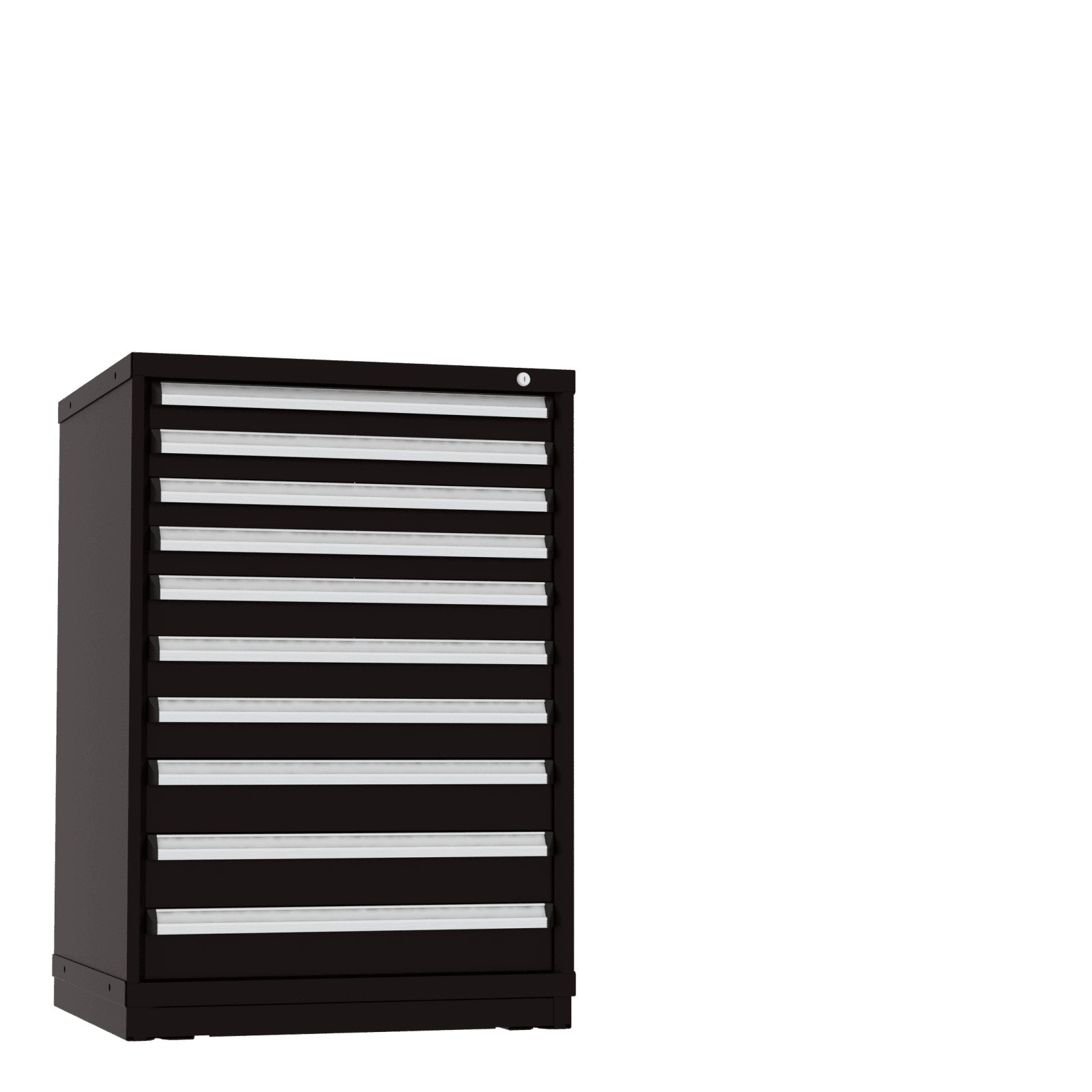 Borroughs Modular Drawer Cabinet Fork Truck Base, 10 Drawers