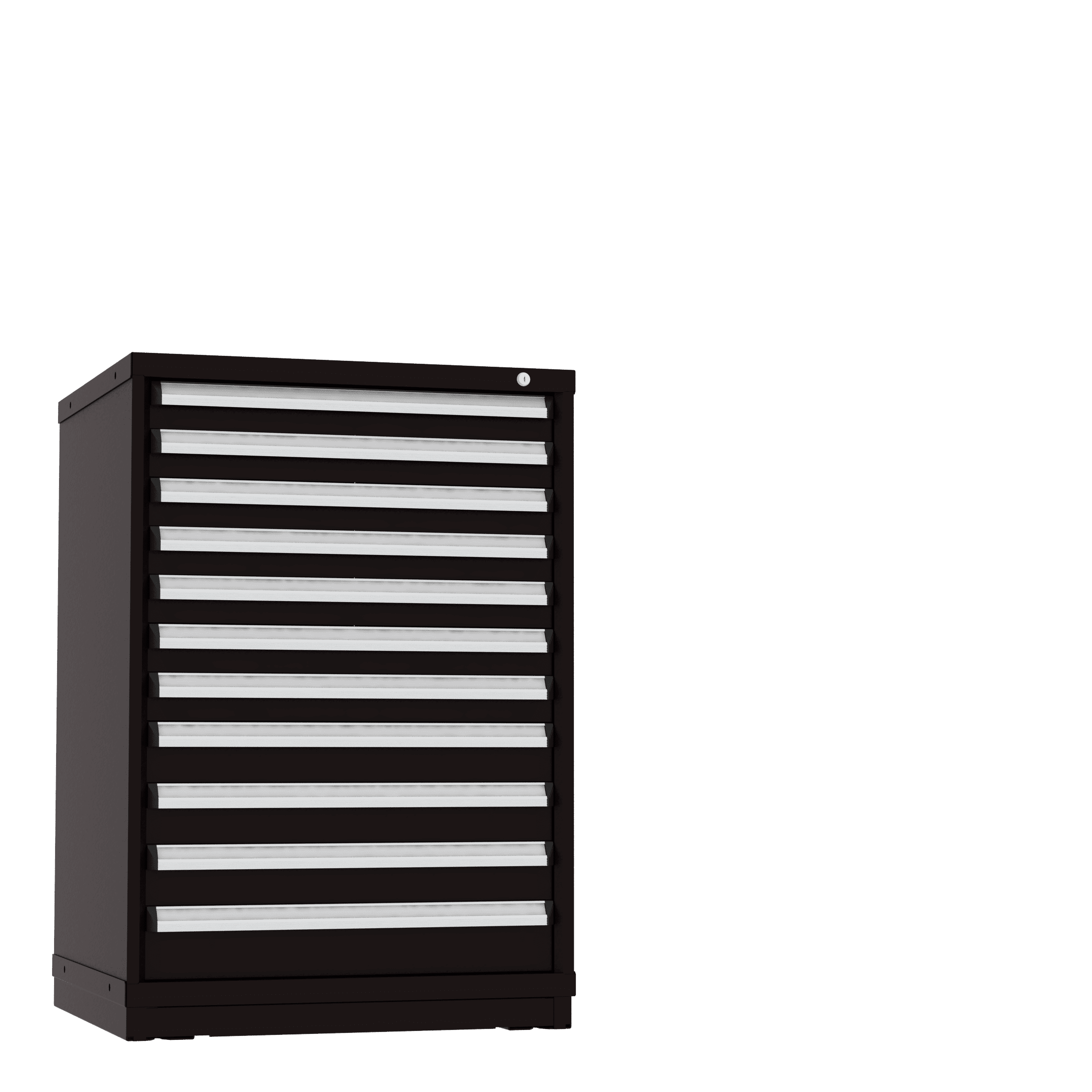 Borroughs Modular Drawer Cabinet Fork Truck Base, 11 Drawers