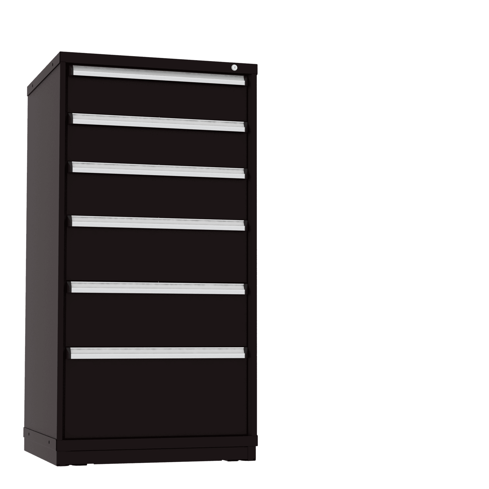 Borroughs Modular Drawer Cabinet Fork Truck Base, 6 Drawers
