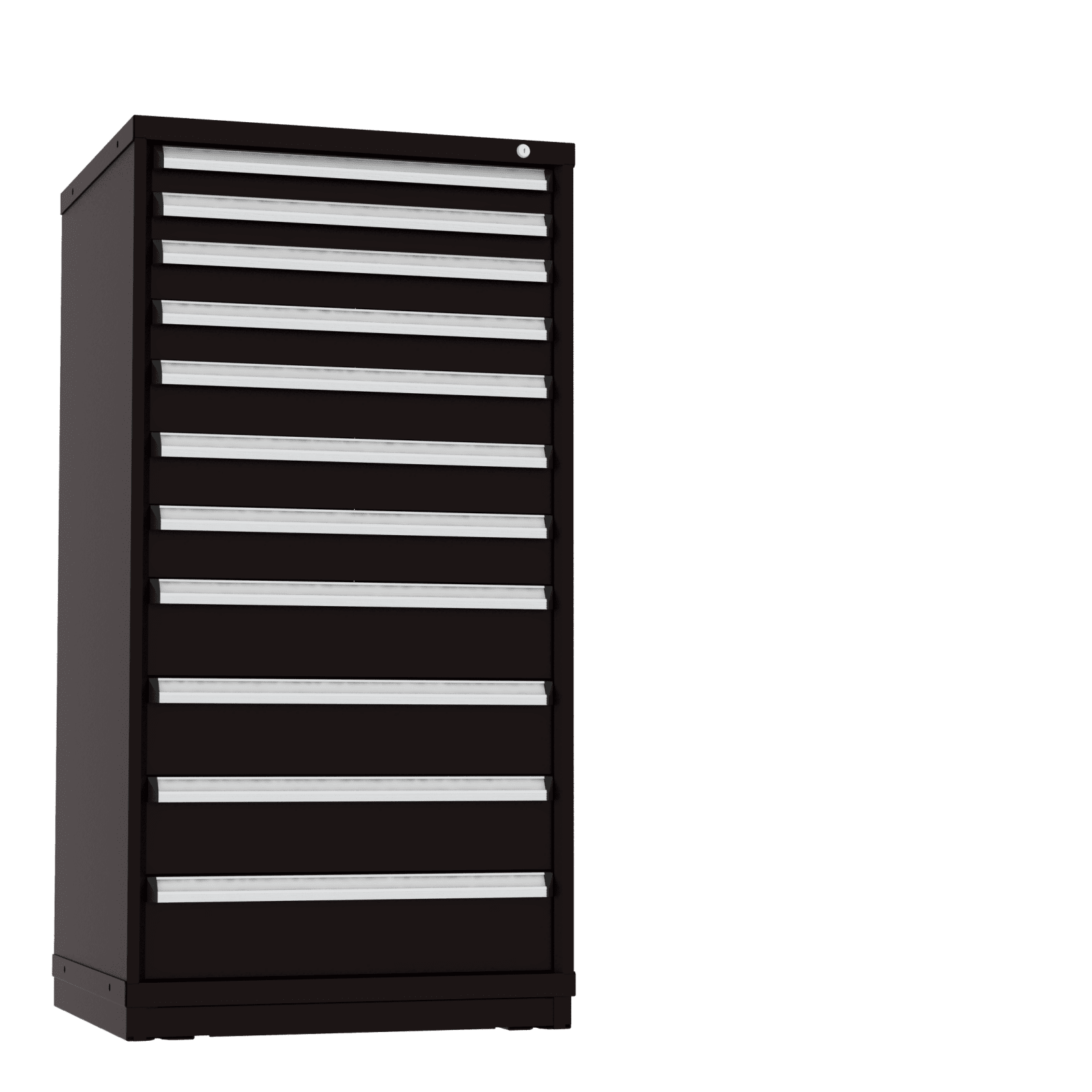 Borroughs Modular Drawer Cabinet Fork Truck Base, 11 Drawers