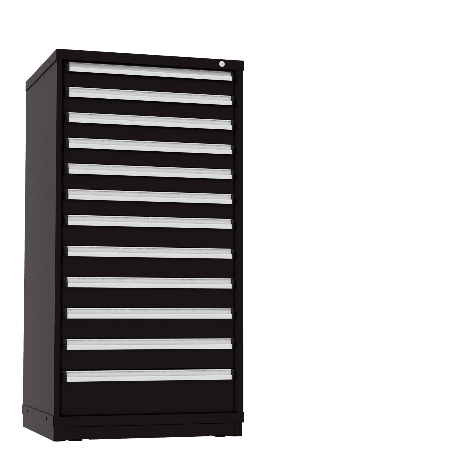 Borroughs Modular Drawer Cabinet Fork Truck Base, 12 Drawers