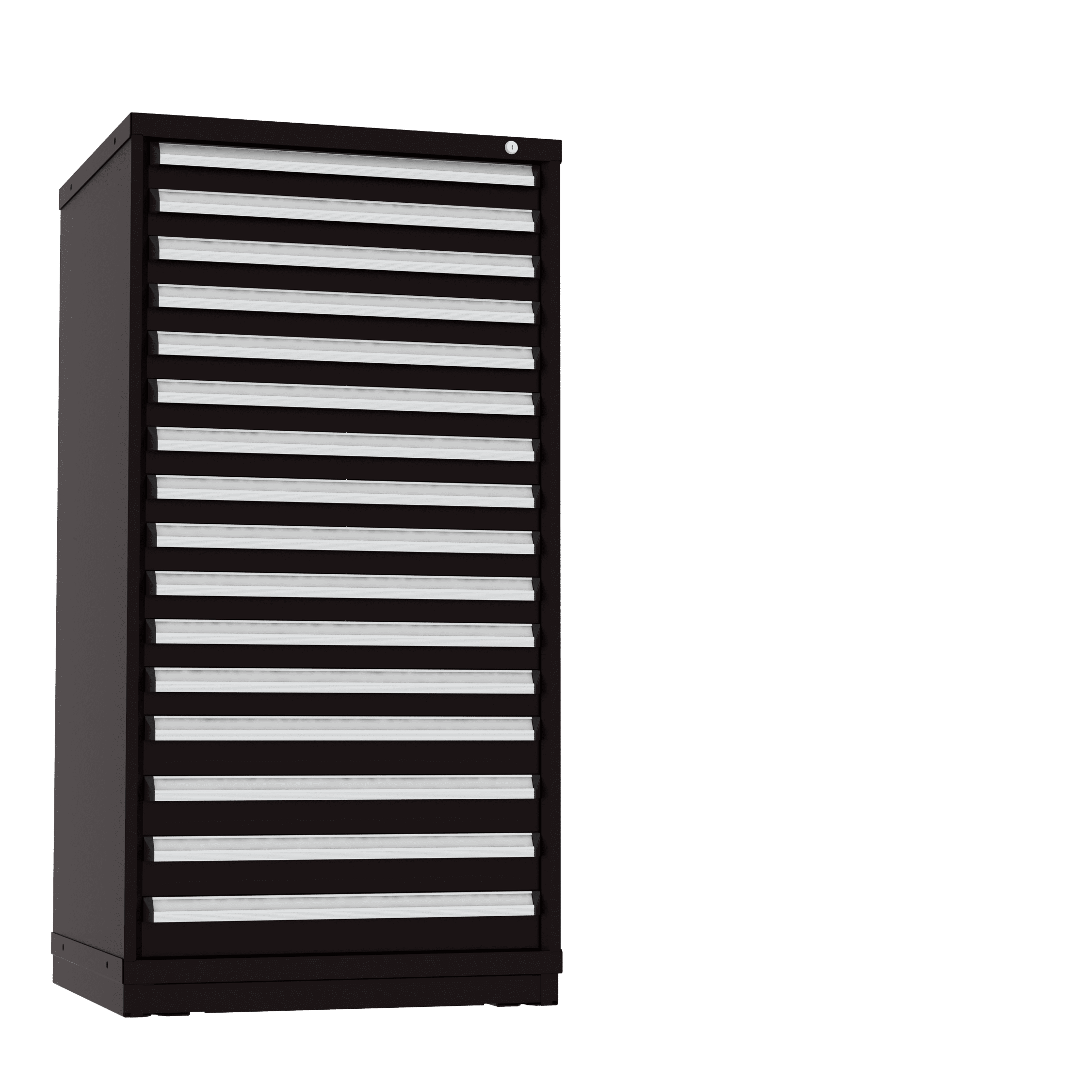 Borroughs Modular Drawer Cabinet Fork Truck Base, 16 Drawers