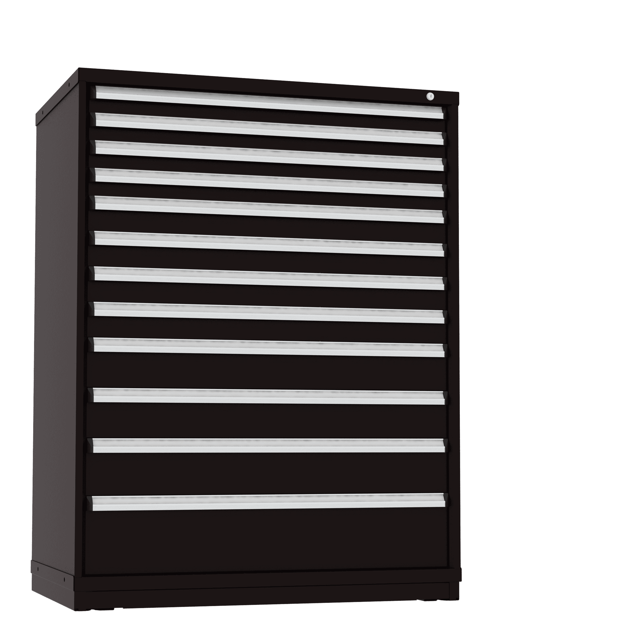 Borroughs Modular Drawer Cabinet Fork Truck Base, 12 Drawers