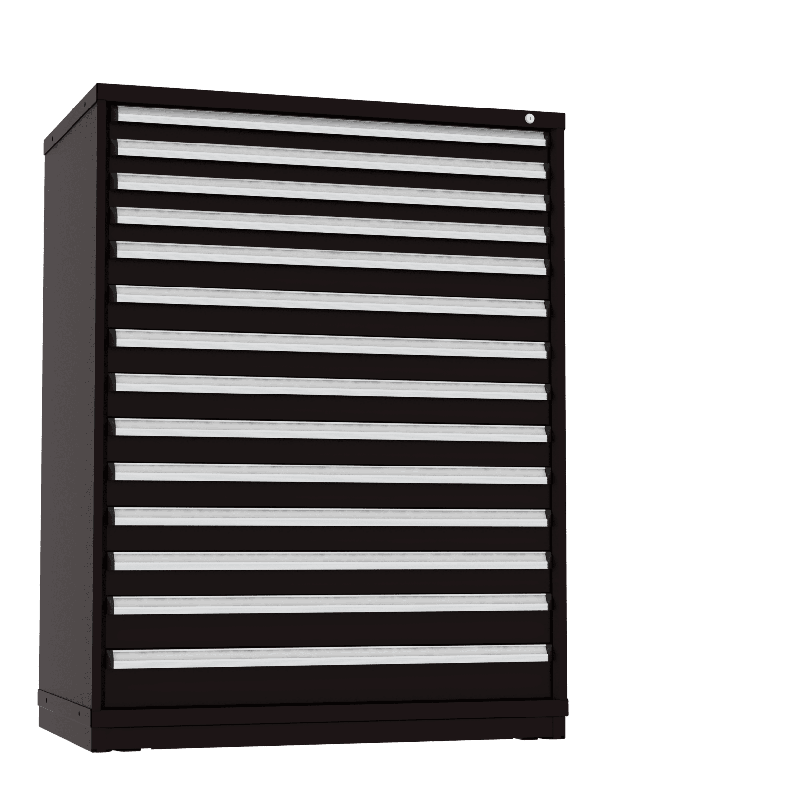 Borroughs Modular Drawer Cabinet Fork Truck Base, 14 Drawers