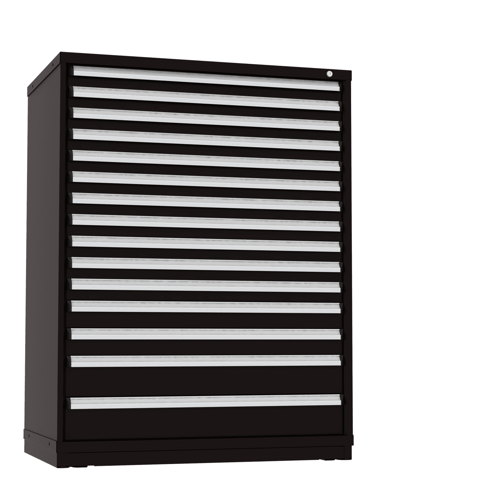 Borroughs Modular Drawer Cabinet Fork Truck Base, 15 Drawers