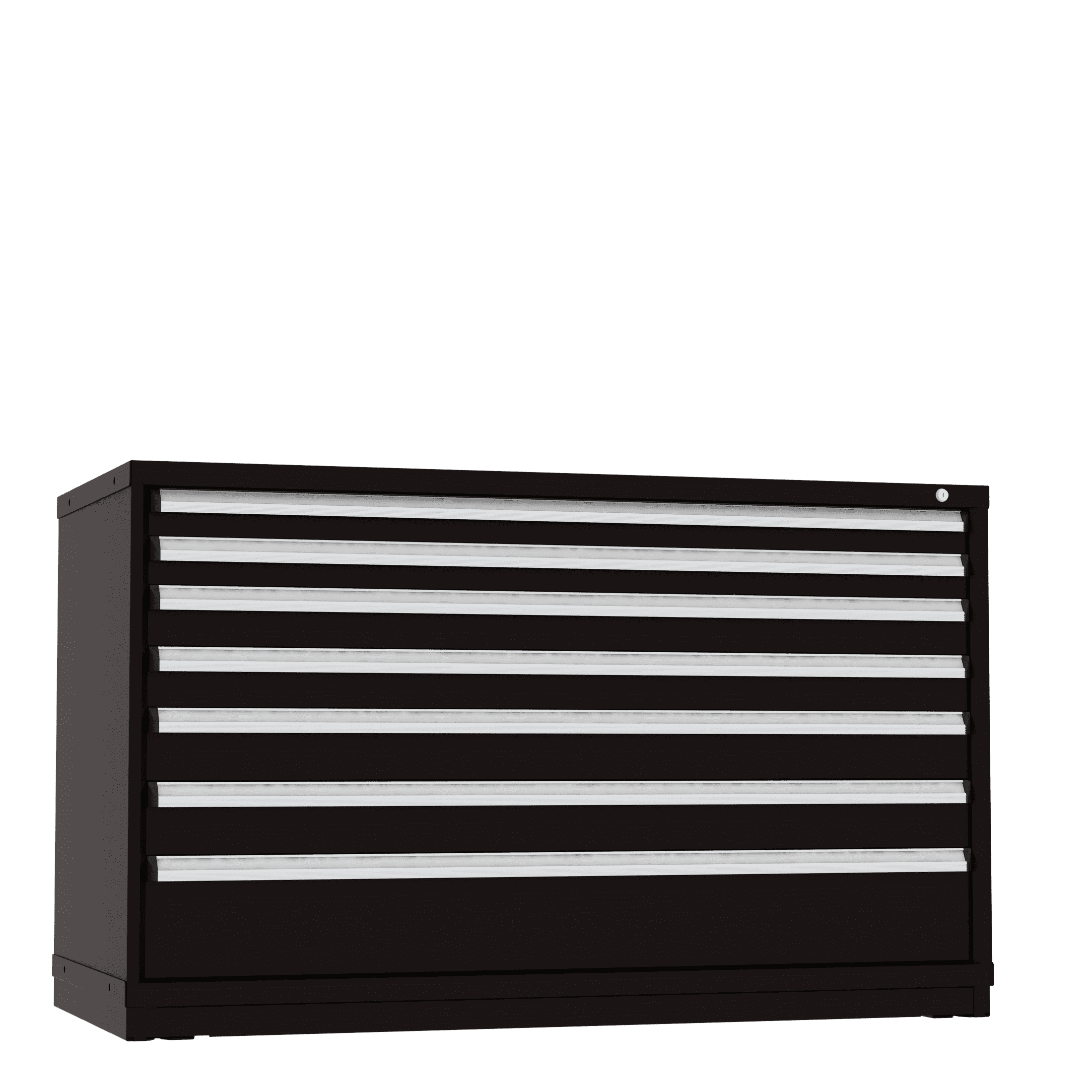 Borroughs Modular Drawer Cabinet Fork Truck Base, 7 Drawers