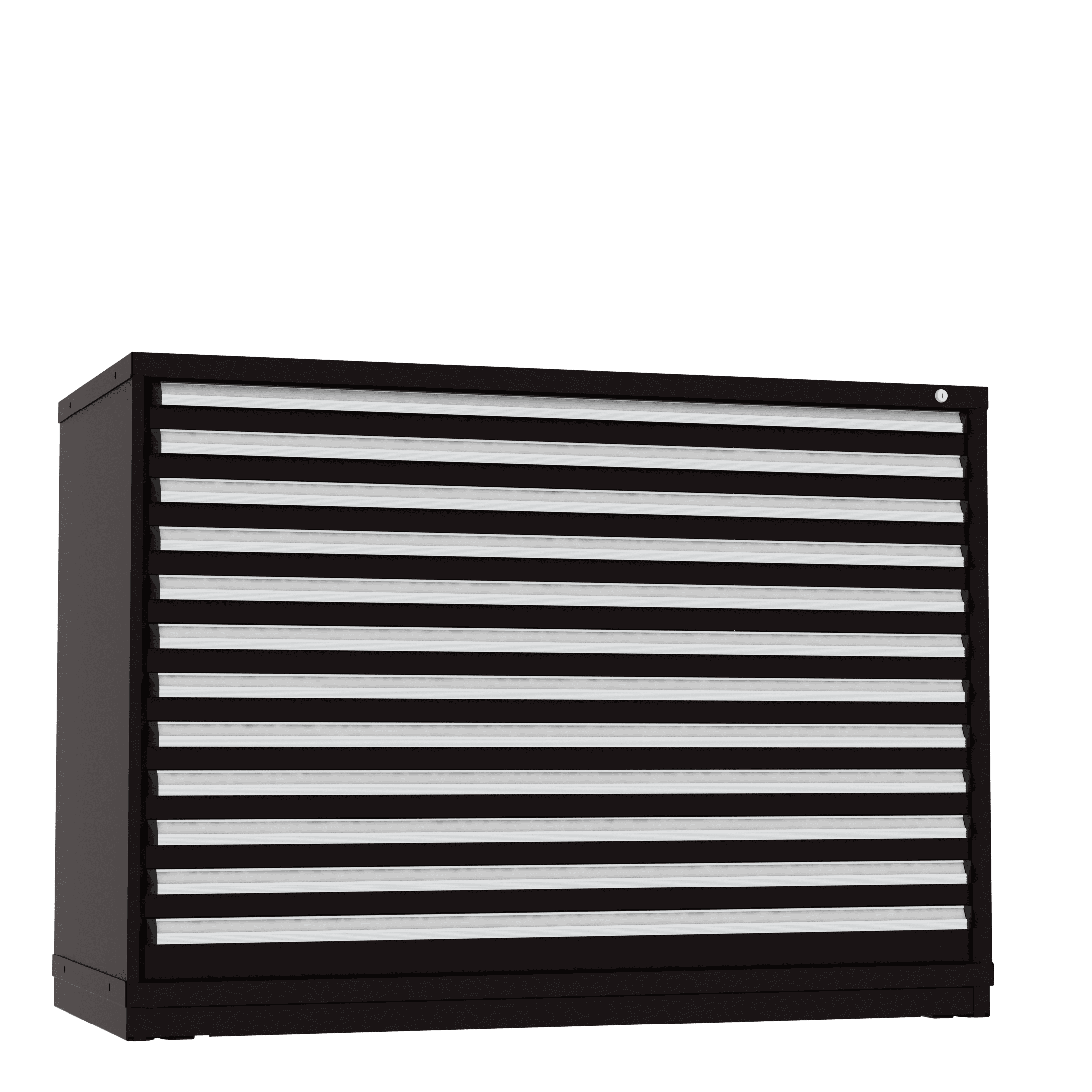 Borroughs Modular Drawer Cabinet Fork Truck Base, 12 Drawers