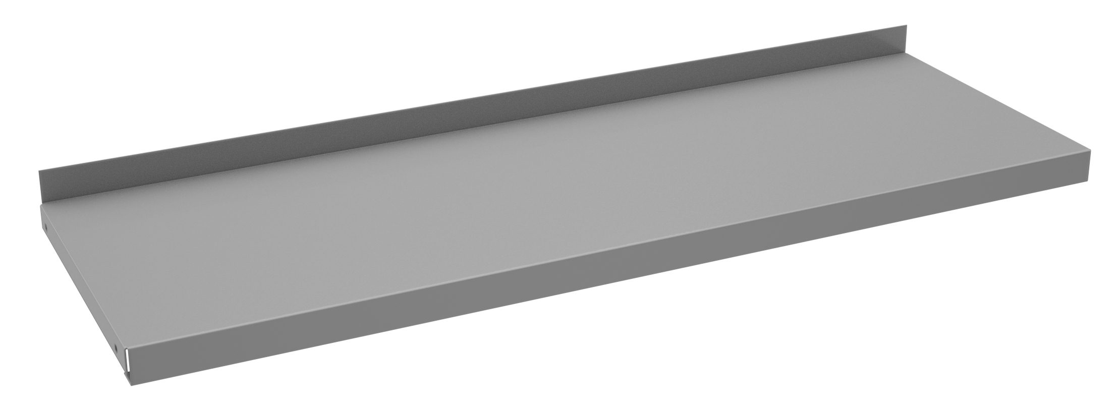 Tennsco "D Modular Bench Lower Shelf for Workbench with Modular Units Medium Grey