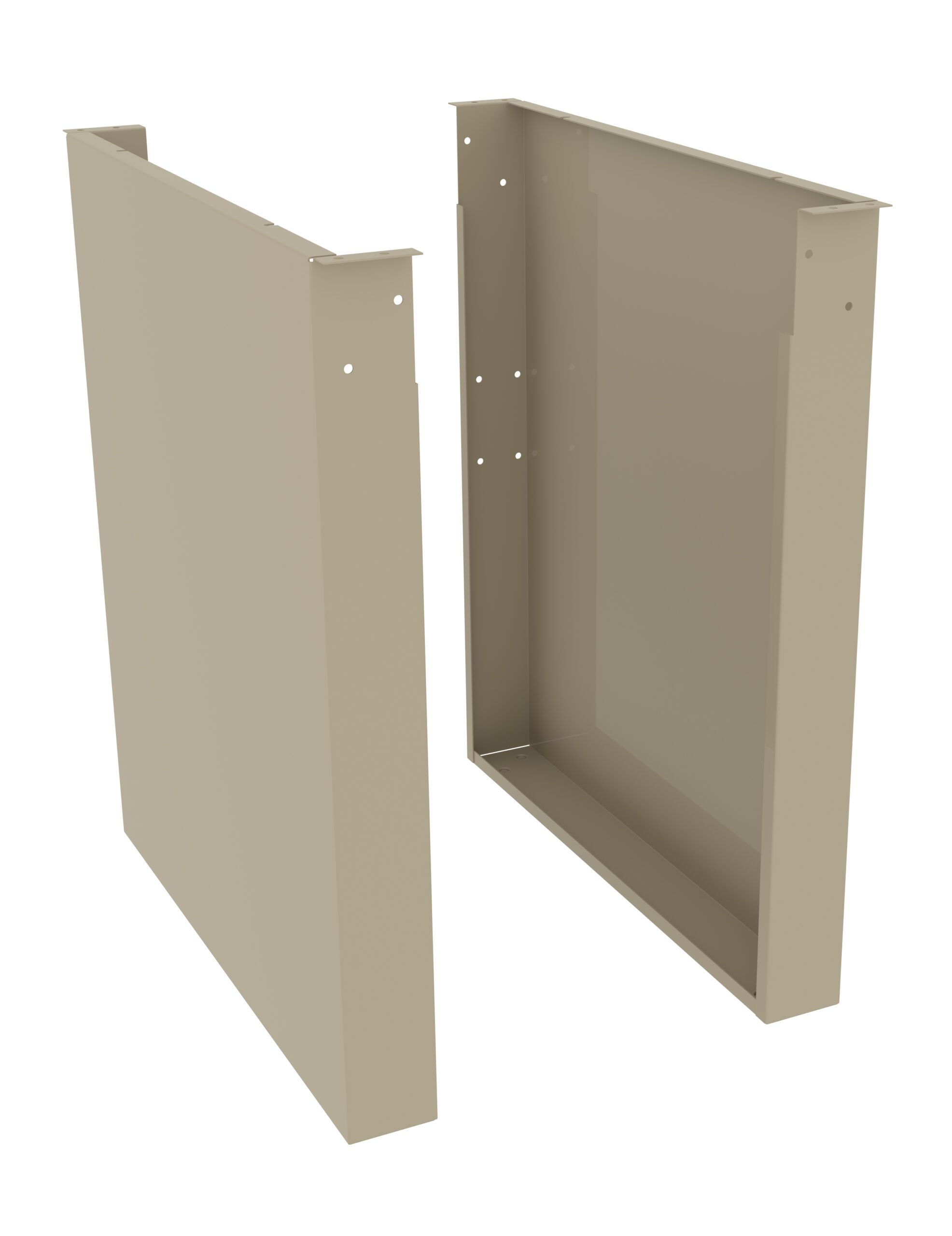 Tennsco Panel Legs for Workbench Sand