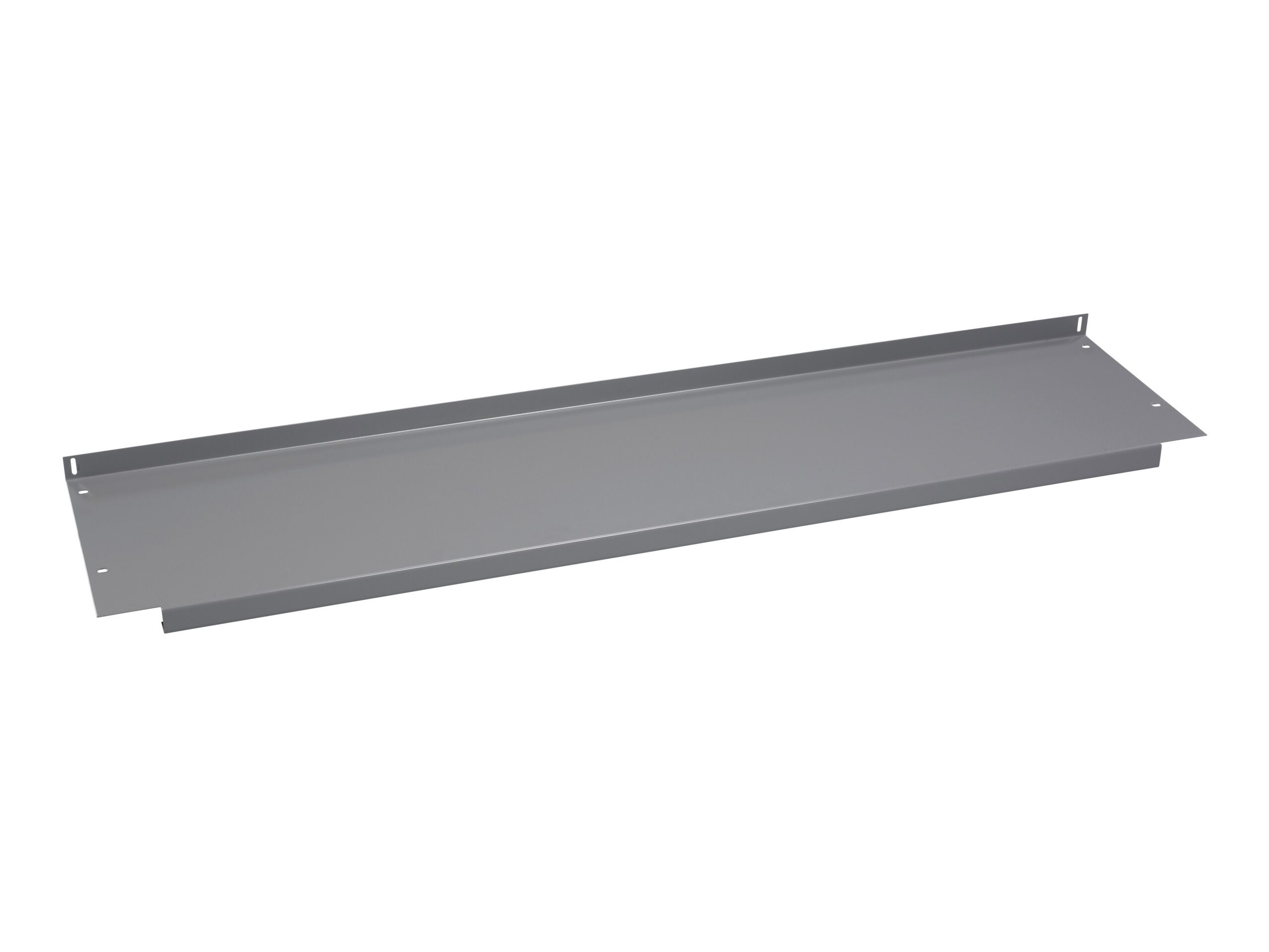 Tennsco "D Shelf for Flared or Adjustable Leg Workbench Medium Grey