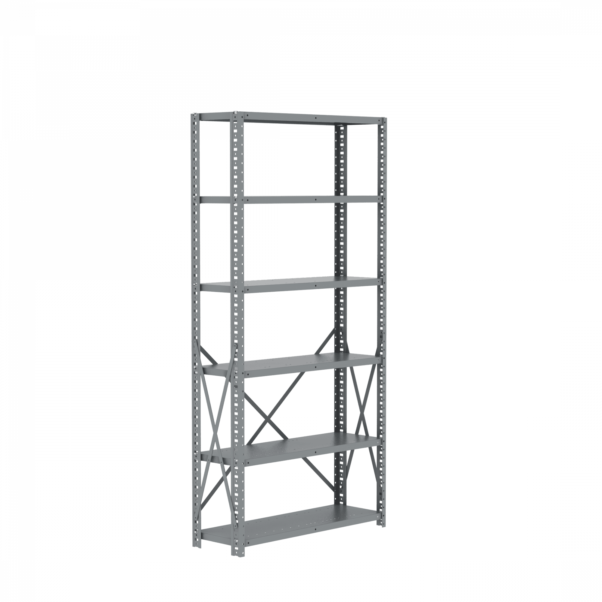 Borroughs 6 Shelf Commercial Grade Shelving Unit