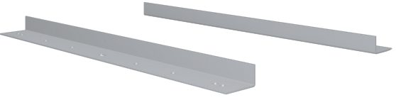 Tennsco Mounting Angles for Workbench Light Grey