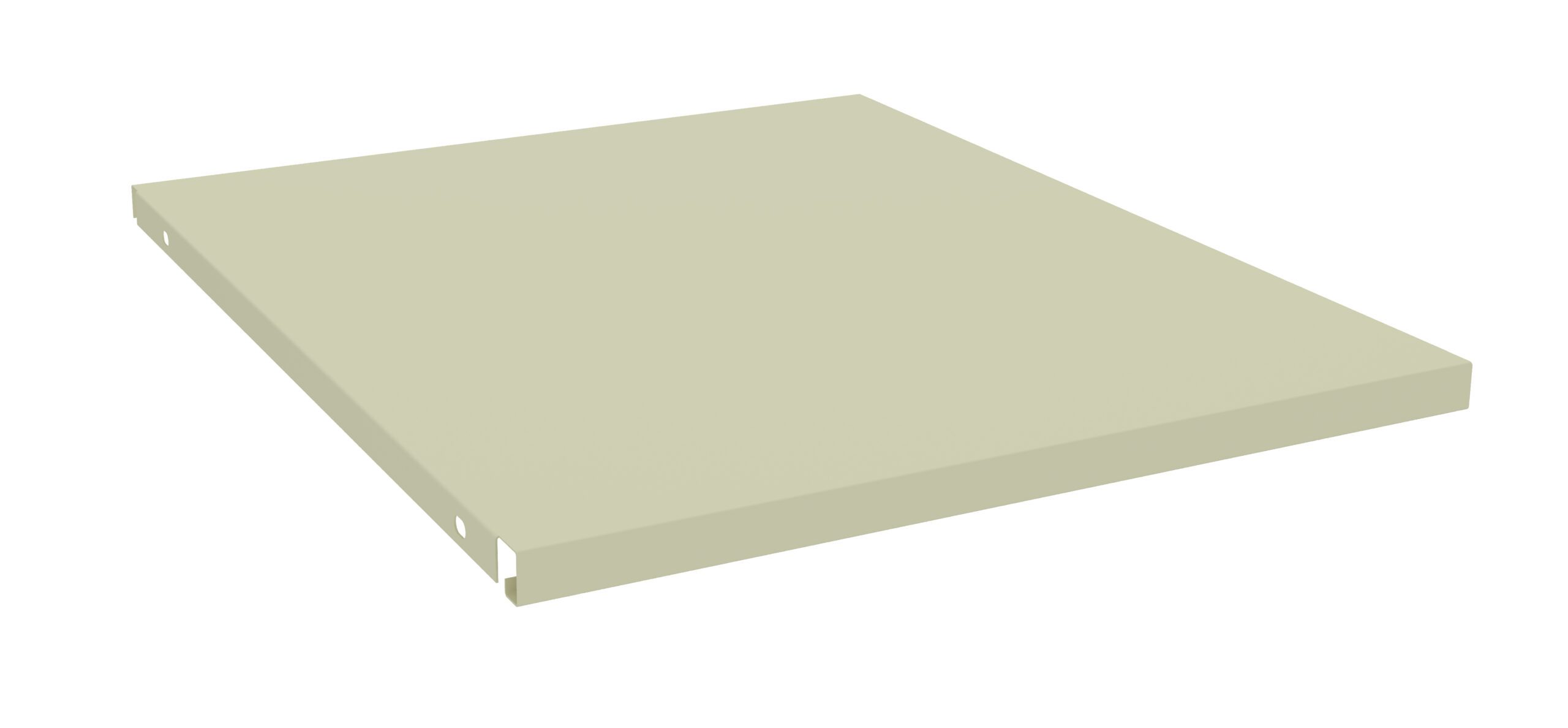 Tennsco 19" Wide Extra Shelf for Single Cabinet, Champagne/Putty