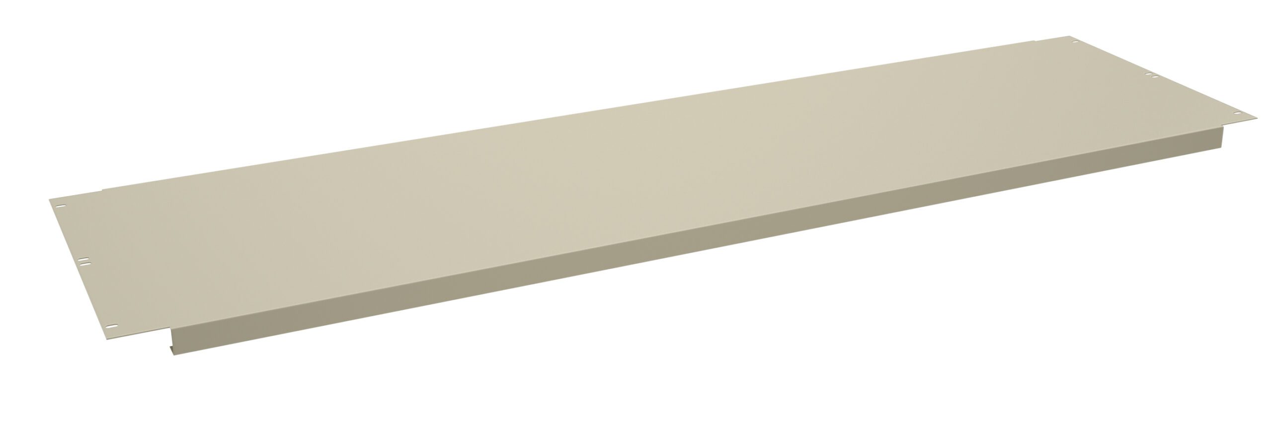 Tennsco "D Shelf for Flared Leg Workbench Sand