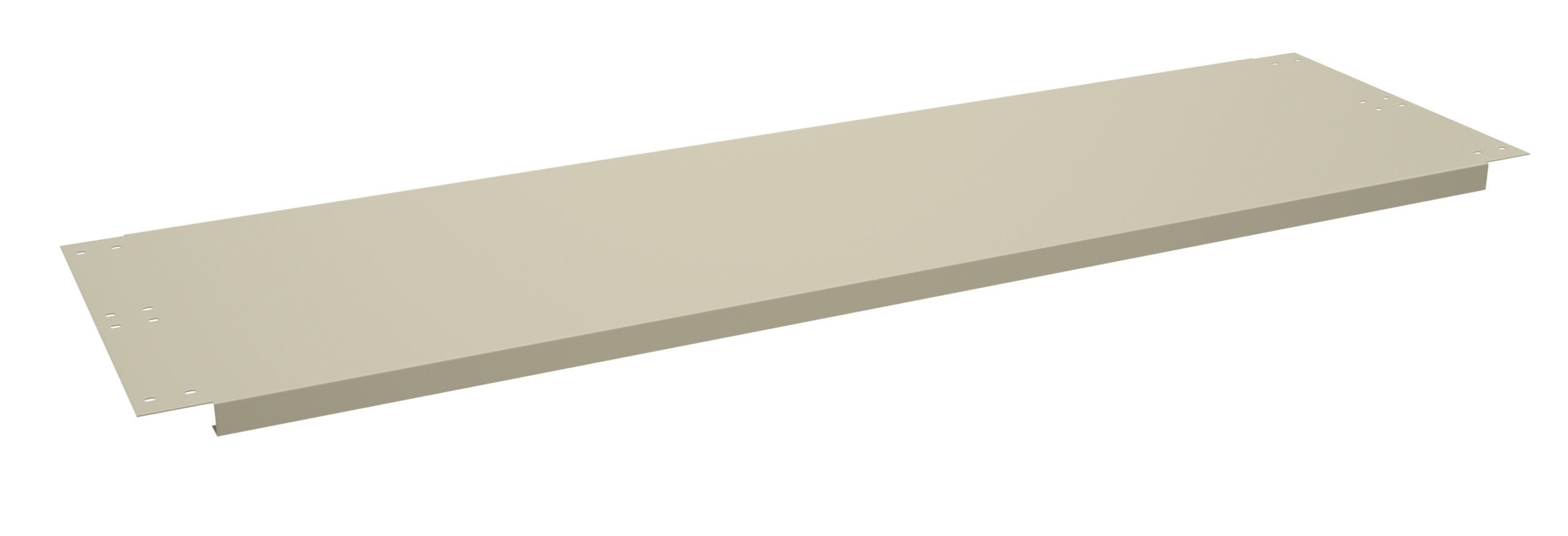 Tennsco "D Shelf for Adjustable Leg Workbench Sand