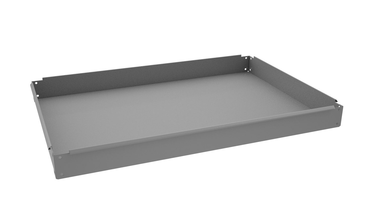 Tennsco "D Center Tray for Service Cart Medium Grey