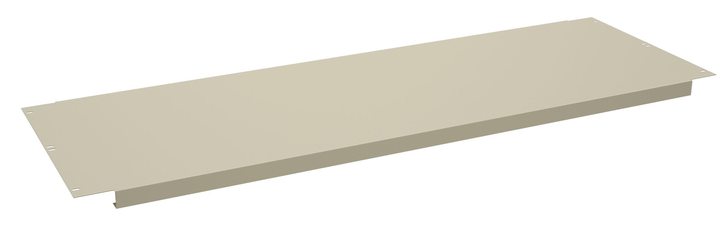 Tennsco "D Shelf for Flared Leg Workbench Sand