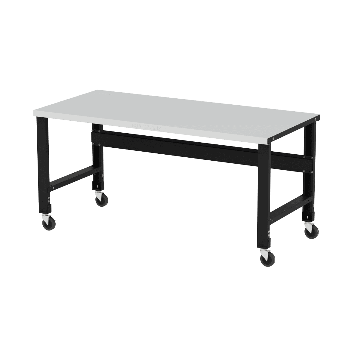 Borroughs Adjustable Height Steel Top Workbench with Caster Kit x