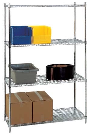 Chrome Wire Shelving