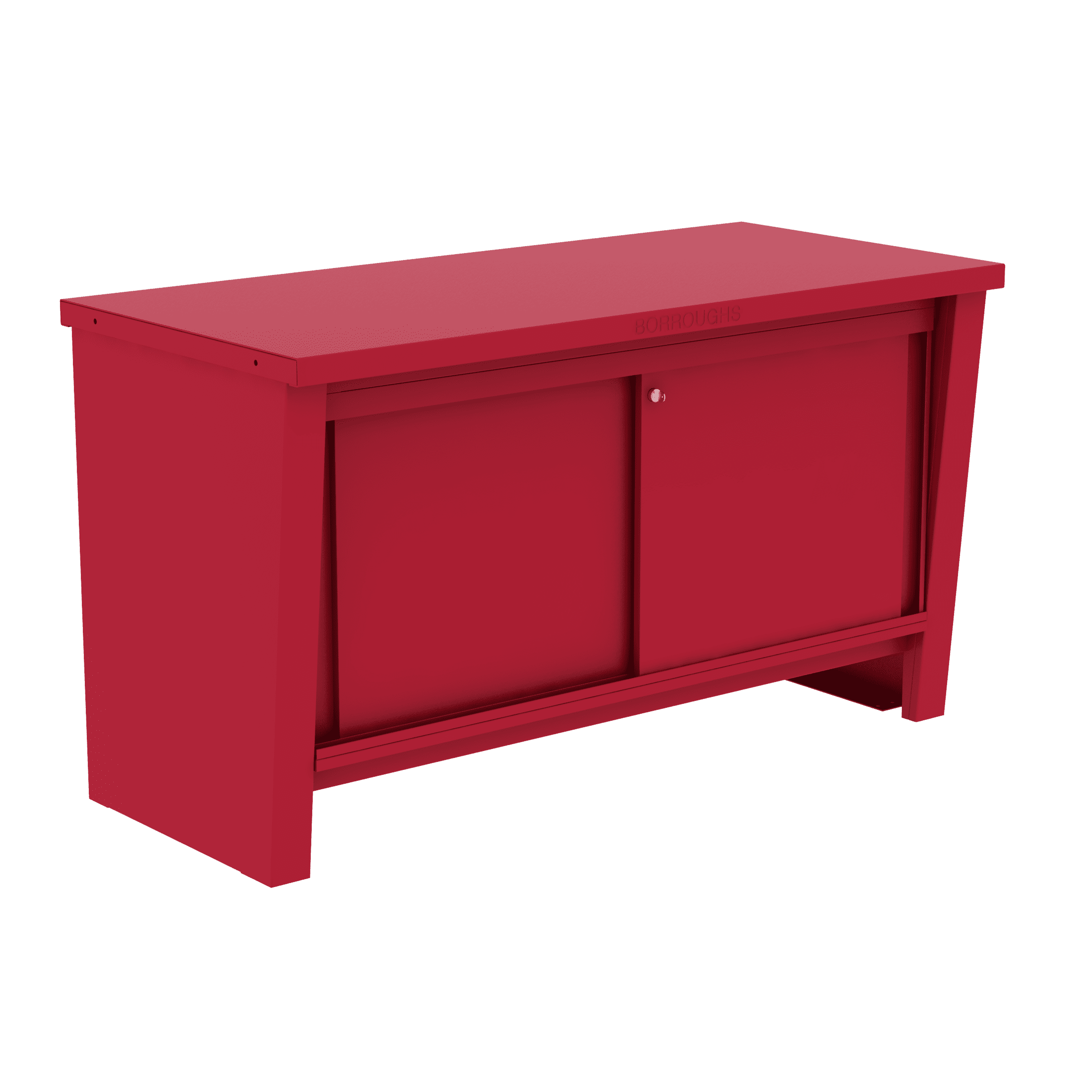 Borroughs AWS Taper Leg Enclosed Bench with Clearing