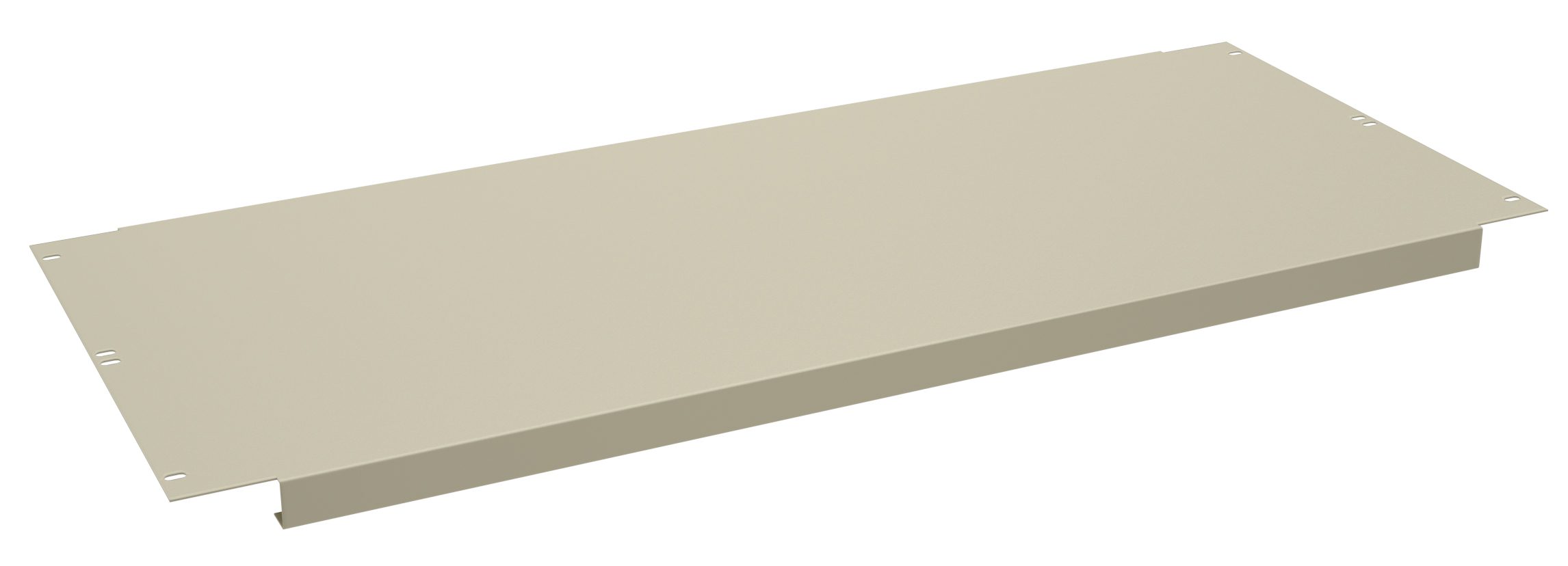 Tennsco "D Shelf for Flared Leg Workbench Sand