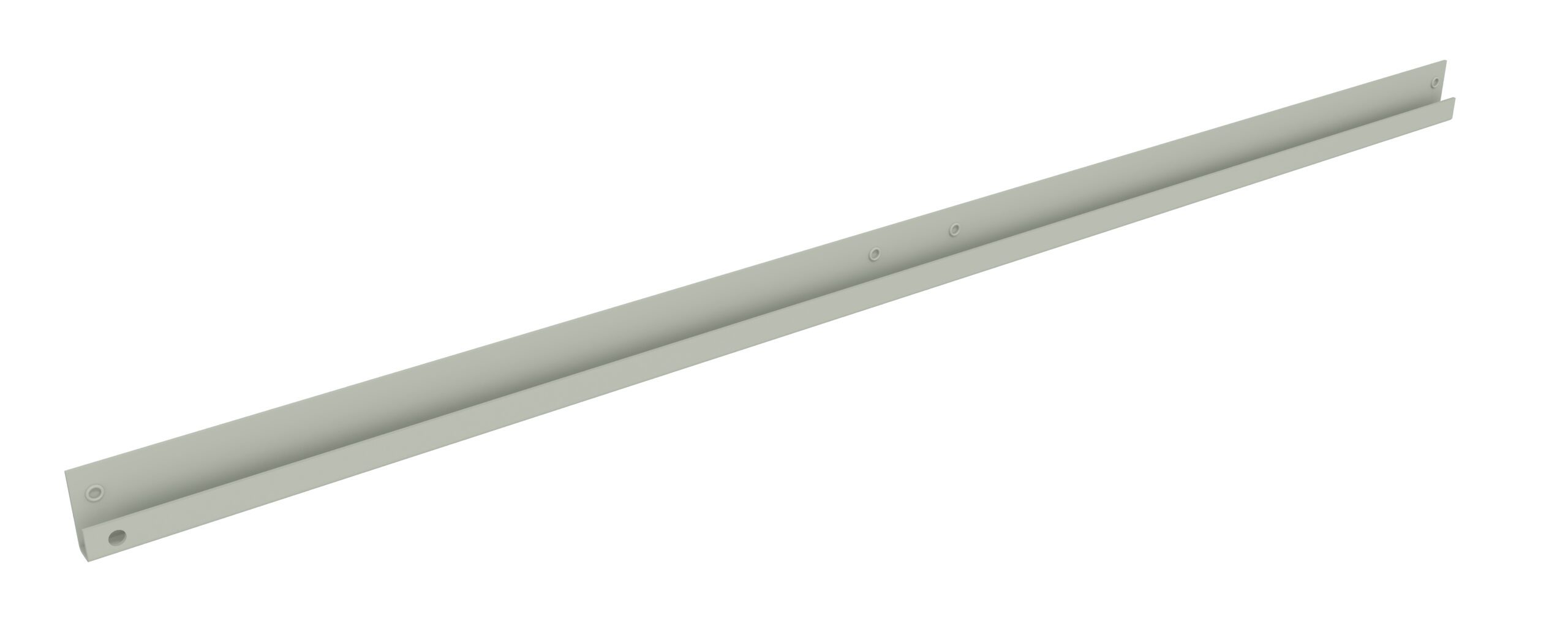 Tennsco Additional Bin Rail for Bin Box Storage Cabinets Light Grey