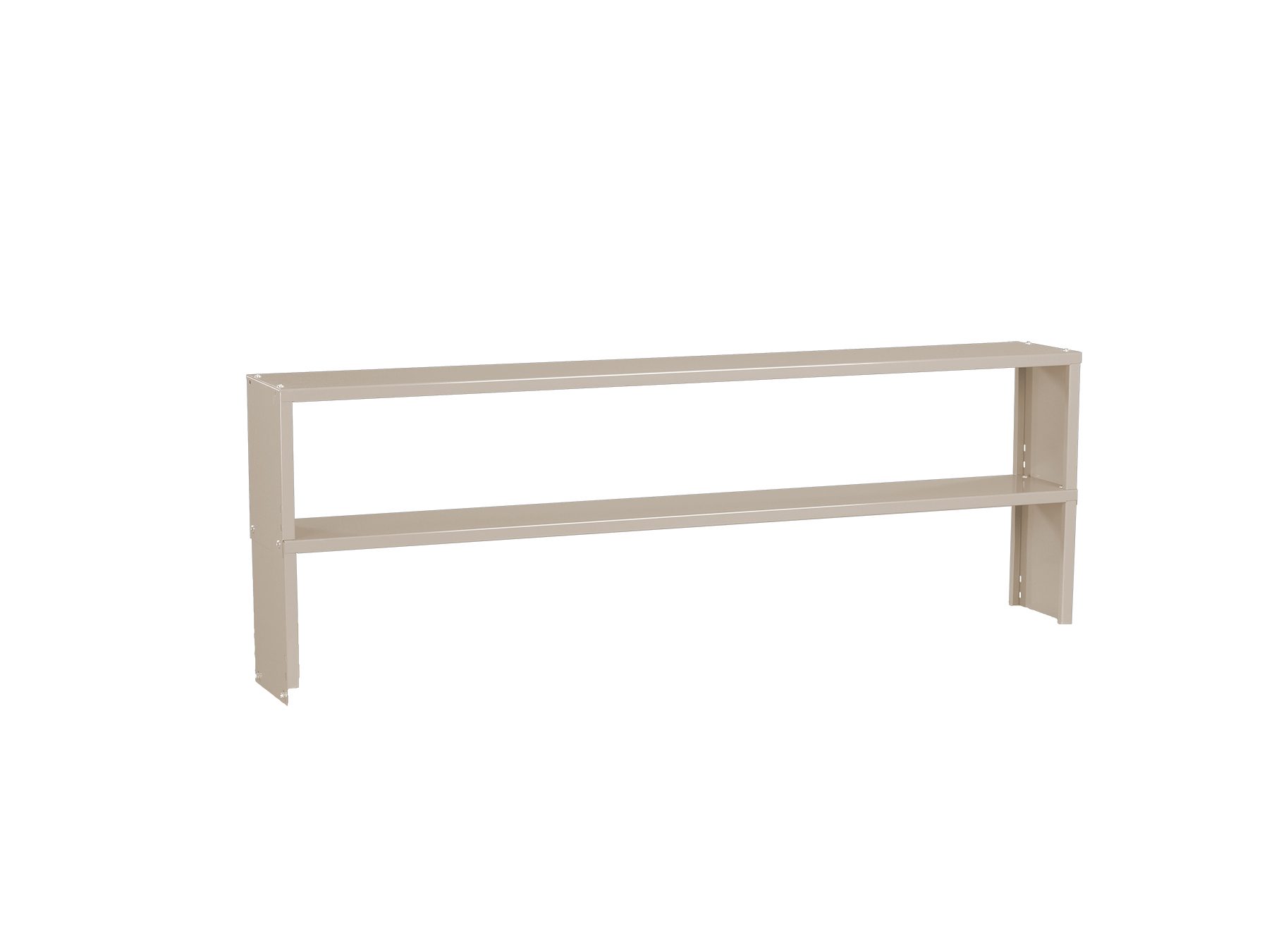 Tennsco Double Decker Center Riser with End Supports for Workbench Sand