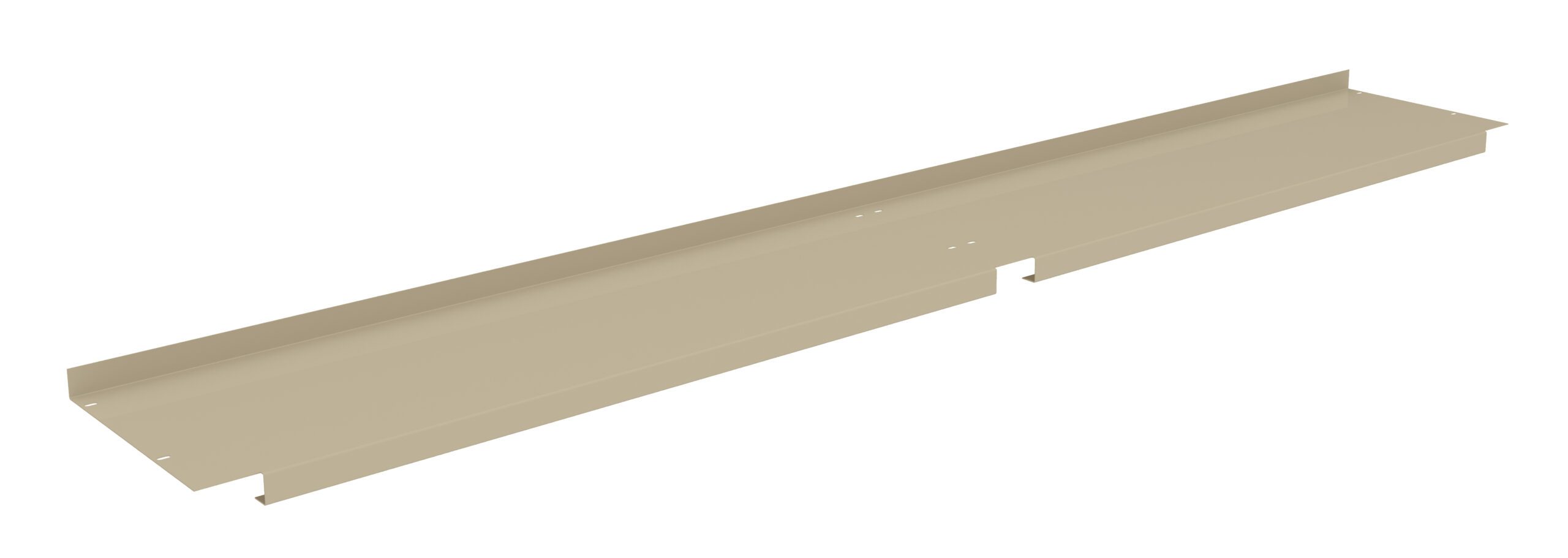 Tennsco "D Shelf for Flared or Adjustable Leg Workbench Sand