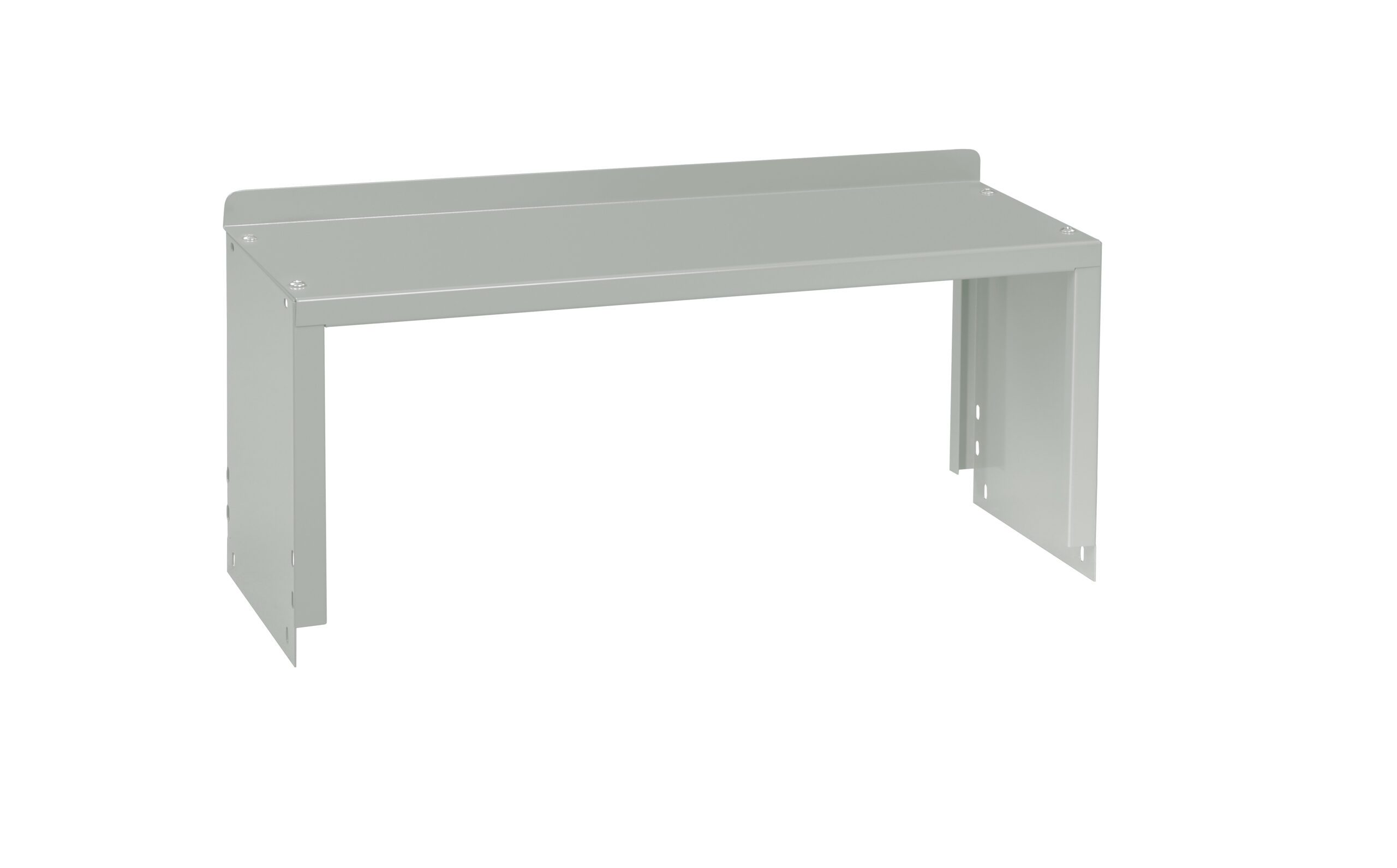 Tennsco "D Riser with End Supports for Workbench Light Grey