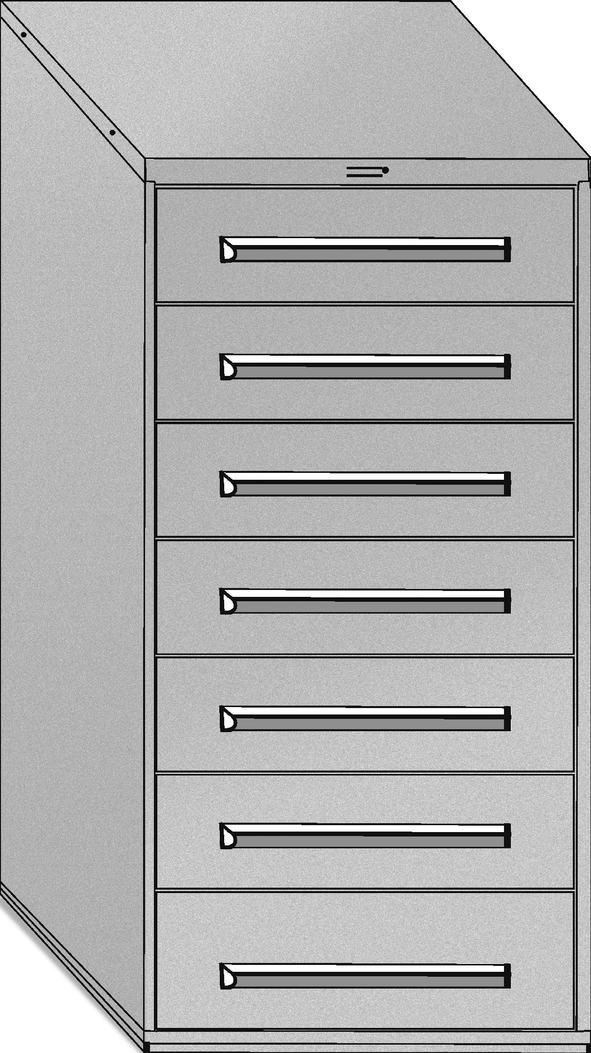 30" wide Modular Drawer Cabinet