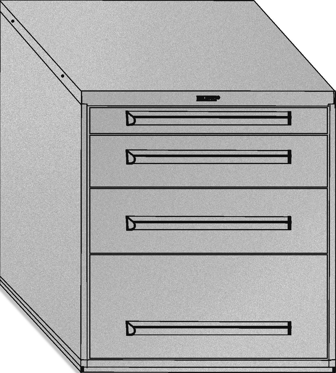 30" wide Modular Drawer Cabinet