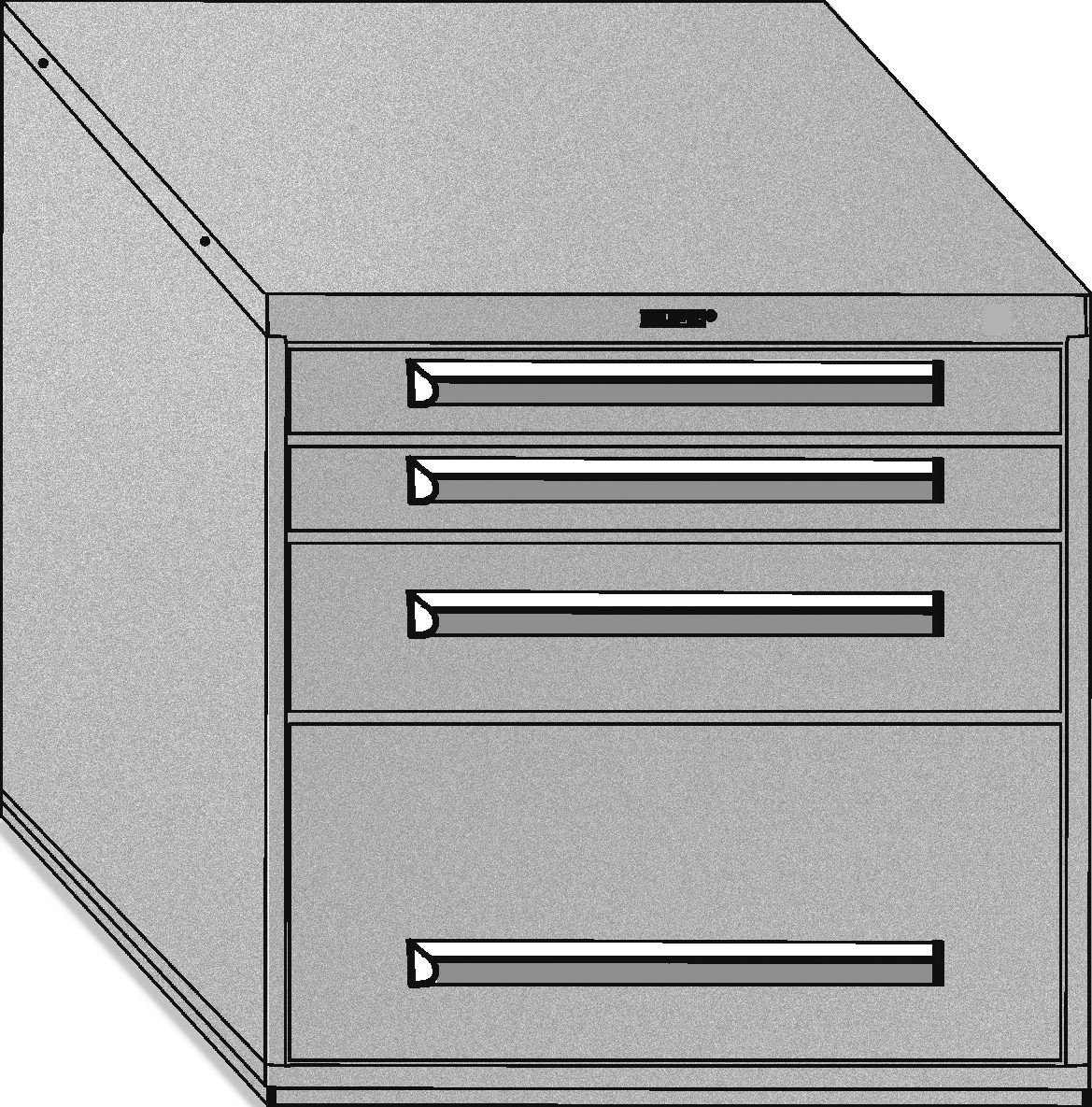 30" wide Modular Drawer Cabinet