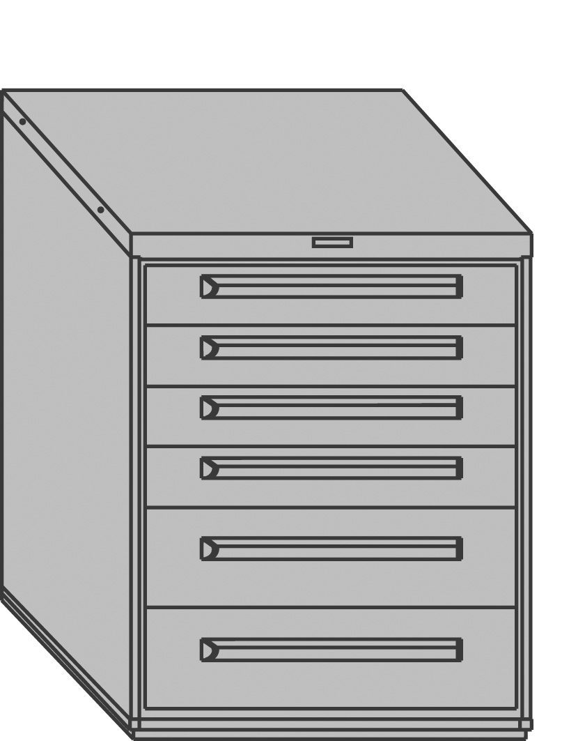 30" wide Modular Drawer Cabinet