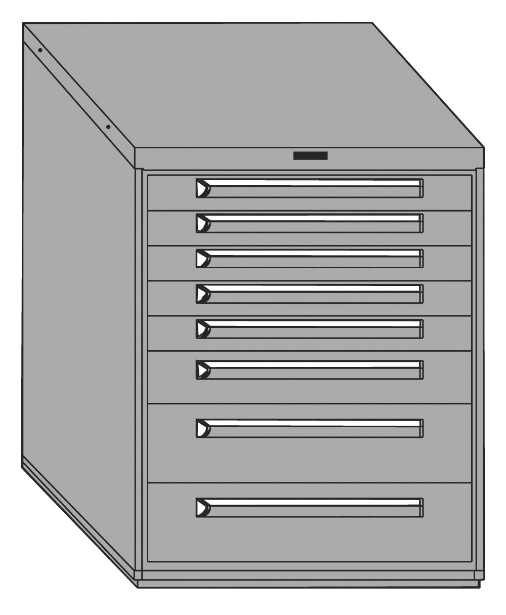 30" wide Modular Drawer Cabinet