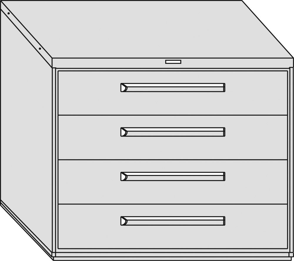 45" Modular Drawer Cabinets