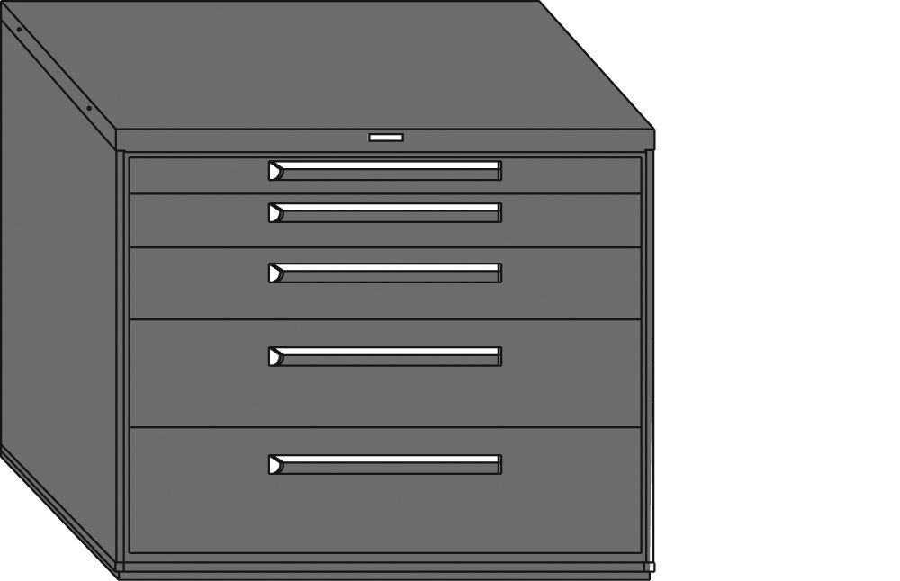 45" Modular Drawer Cabinets