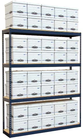 Boltless Shelving Series - Archive Unit Particle Board Decking
