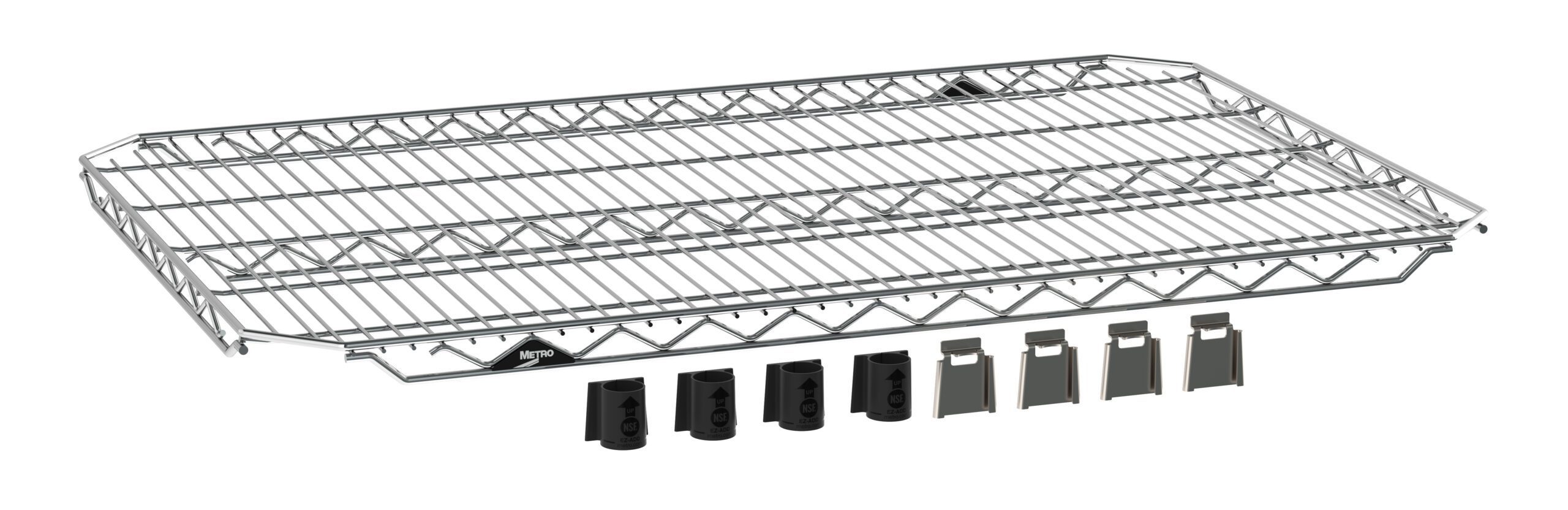 Super Erecta EZ-ADD Wire Shelf Chrome