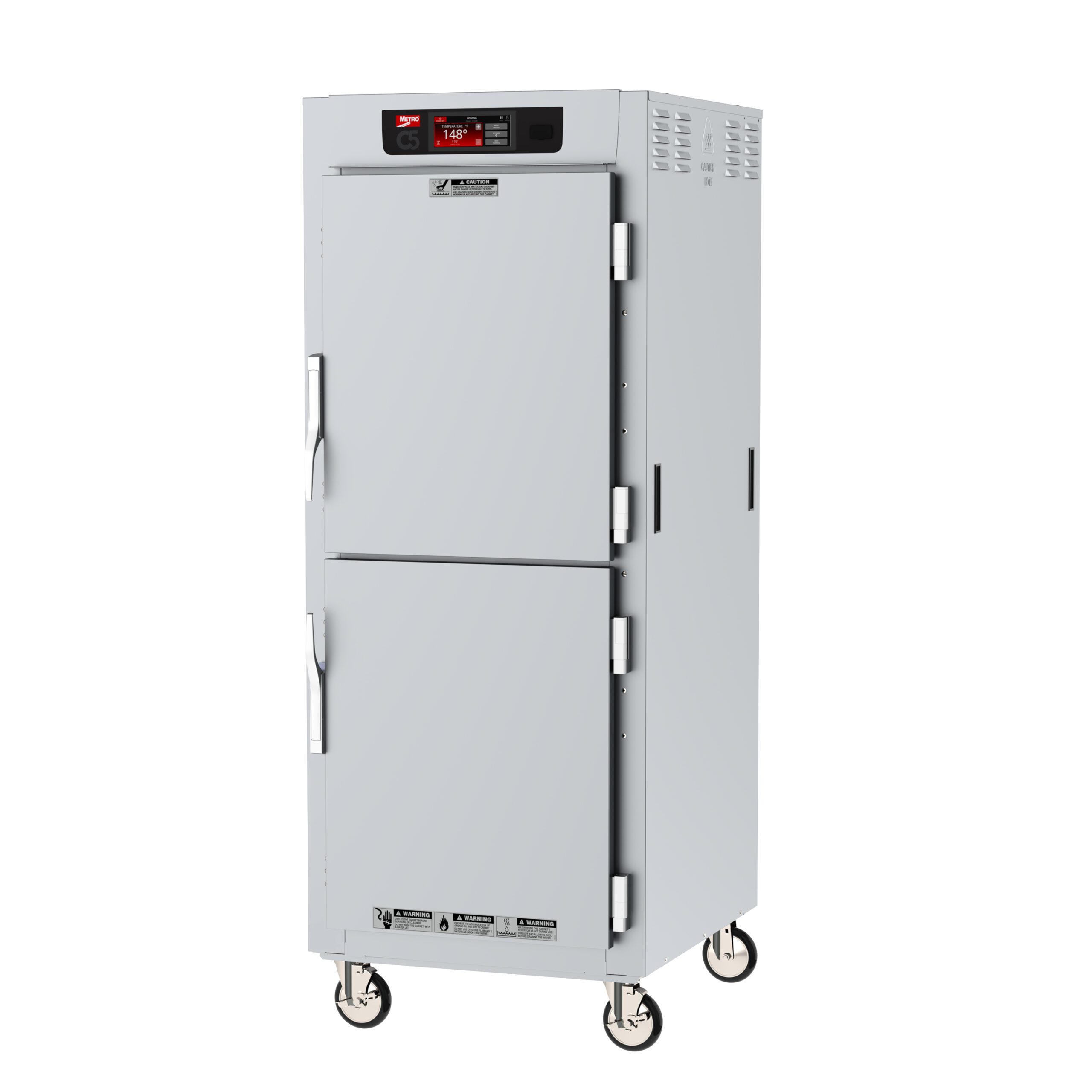 Metro C Insulated Pass-Thru Holding Cabinet, Full Height, Dutch/Dutch