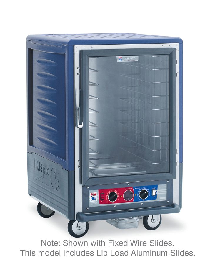 Metro Insulated Holding/Proofing Cabinet, 1/2 Height , Blue