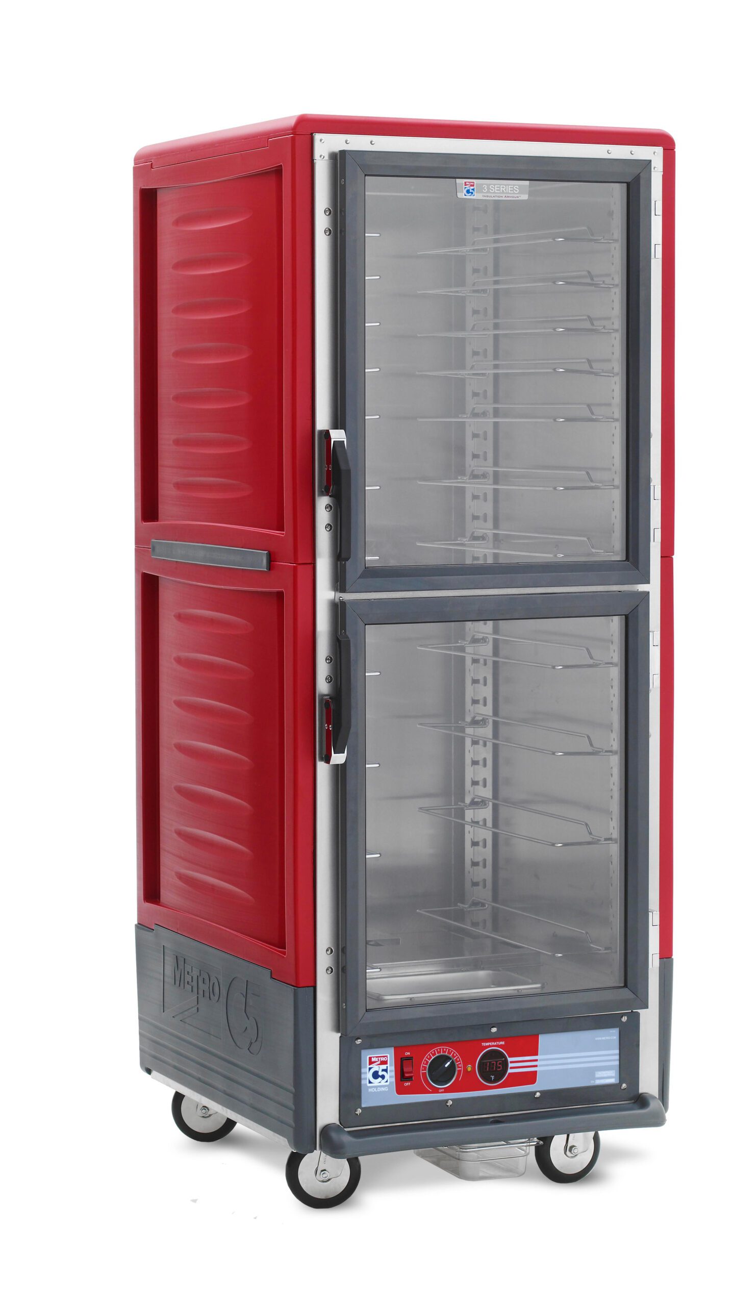 Metro Insulated Holding Cabinet, Full Height, Dutch,, 1681- Red