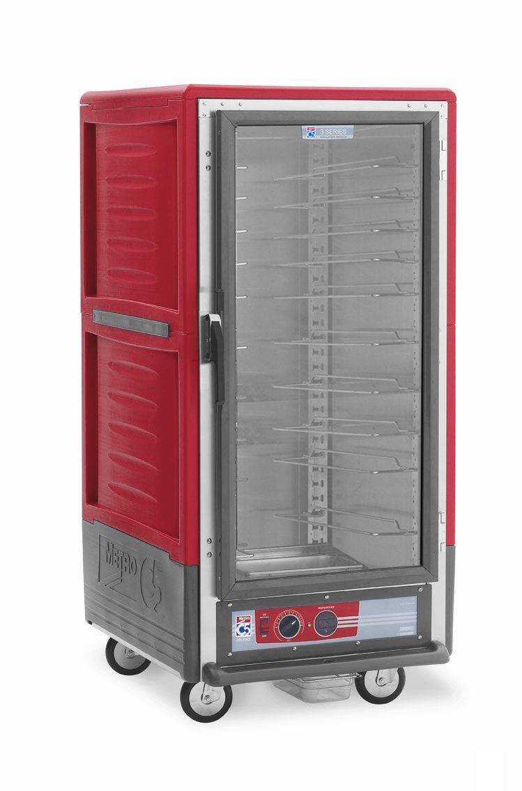 Metro Insulated Holding Cabinet, 3/4 Height , Red