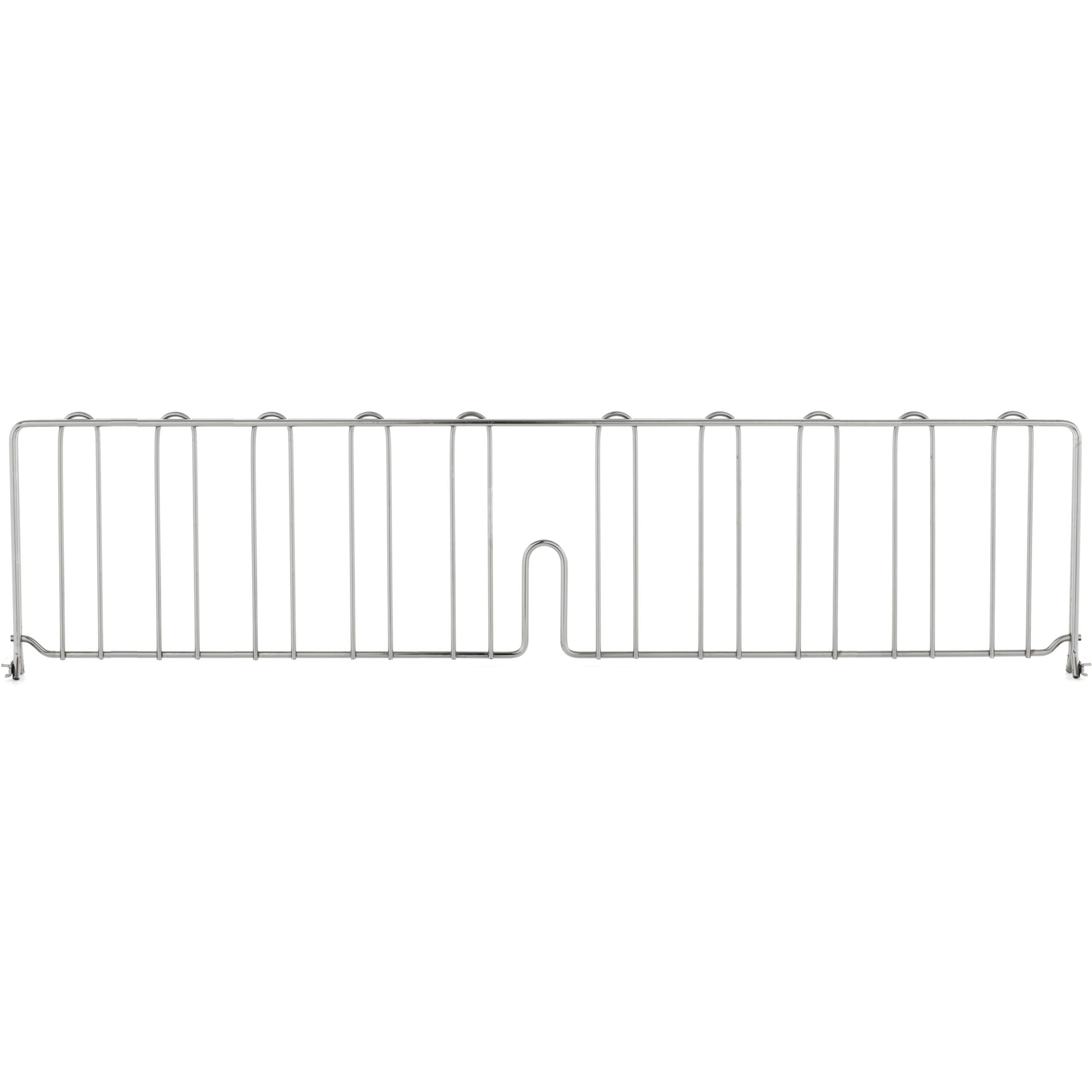 DD36C Super Erecta 8" High Shelf Divider for Wire Shelves Chrome
