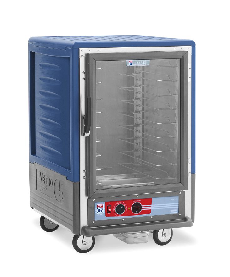 Metro Insulated Holding Cabinet, 1/2 Height , Blue