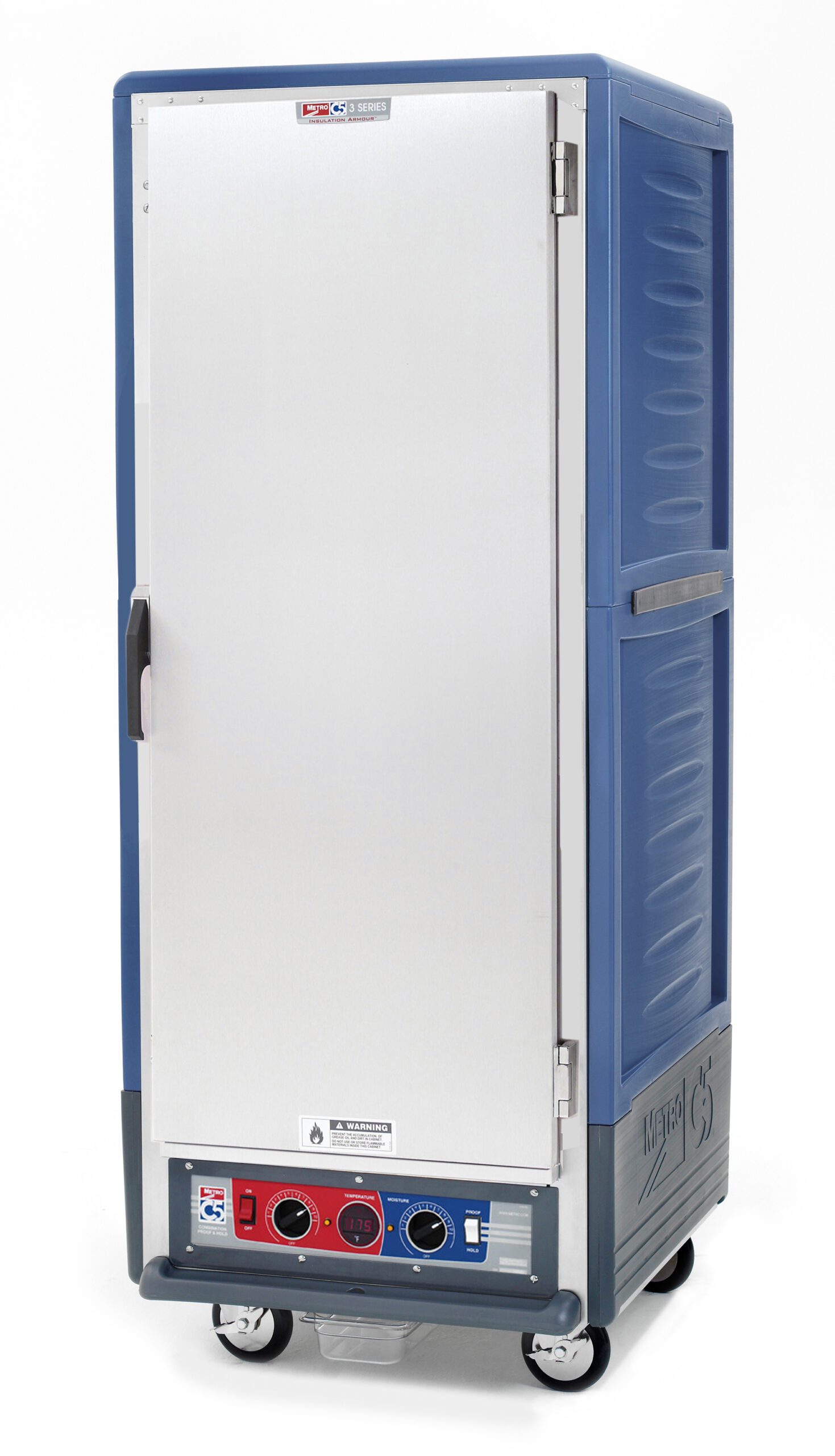 Metro Insulated Holding/Proofing Cabinet, Full Height, Fixed Wire Slides,, 1681- Blue