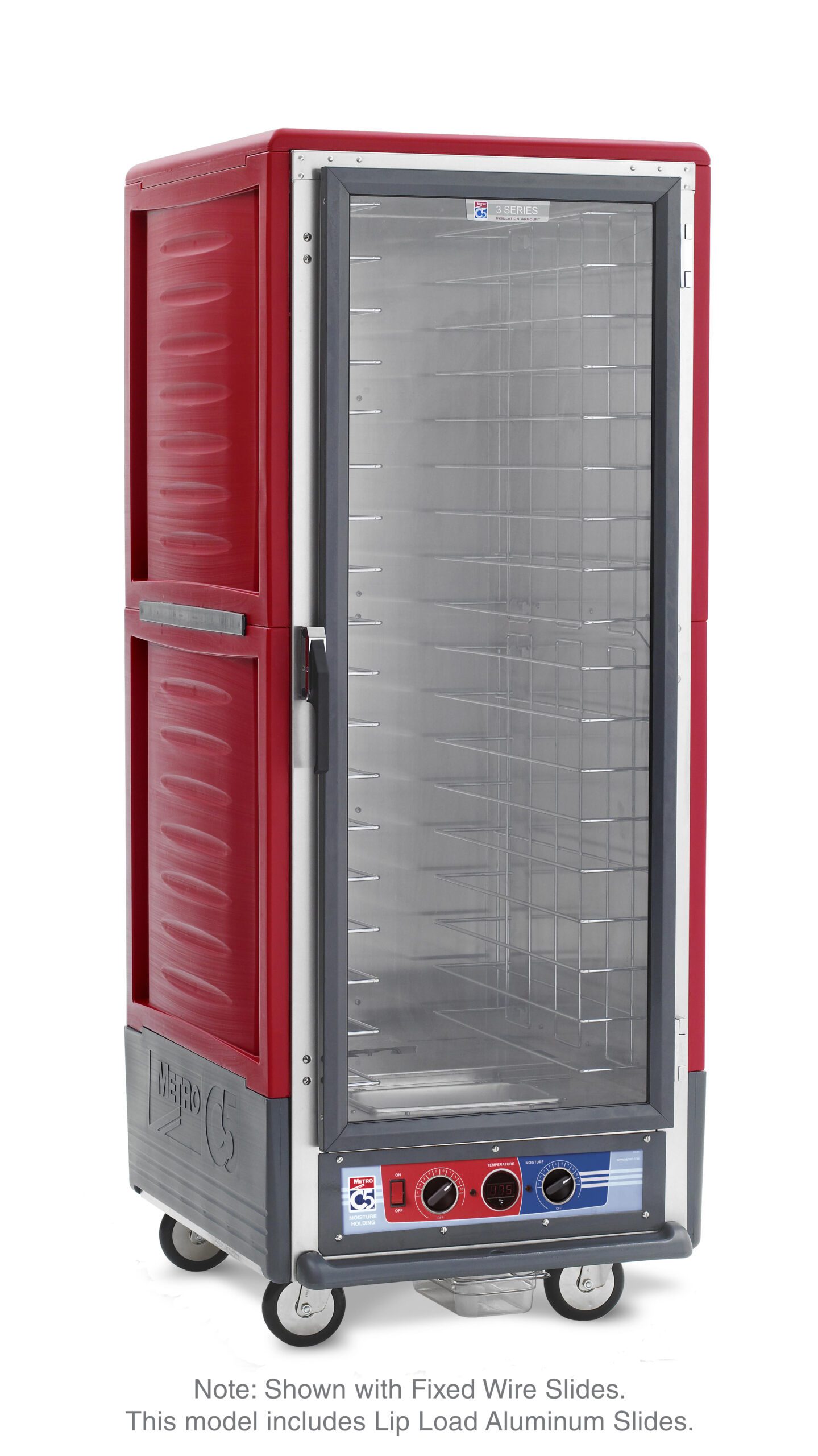 Metro Insulated Moisture Heated Holding/Proofing Cabinet, Full Height , Red