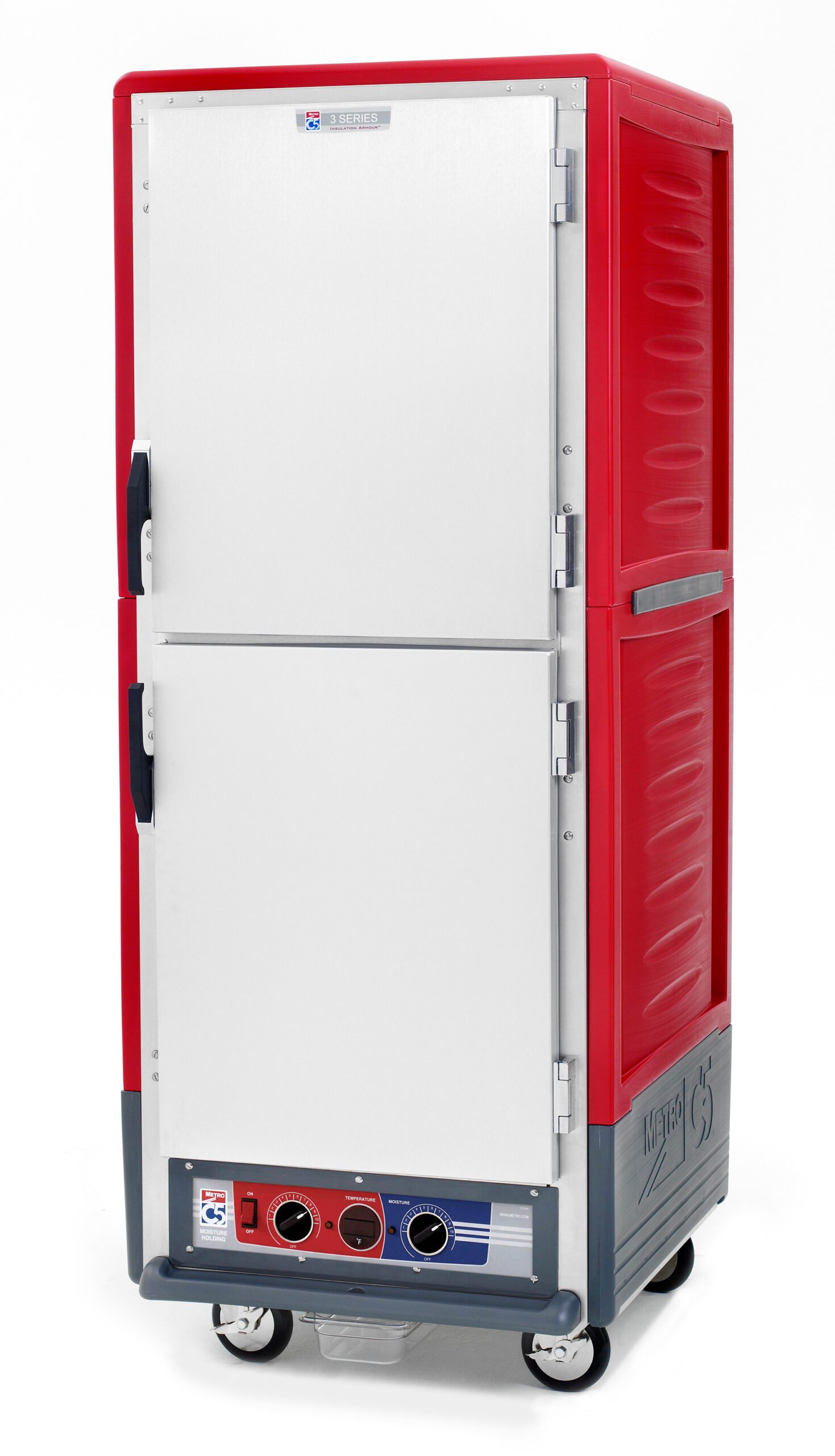 Metro Insulated Moisture Heated Holding/Proofing Cabinet, Full Height, Dutch , Red