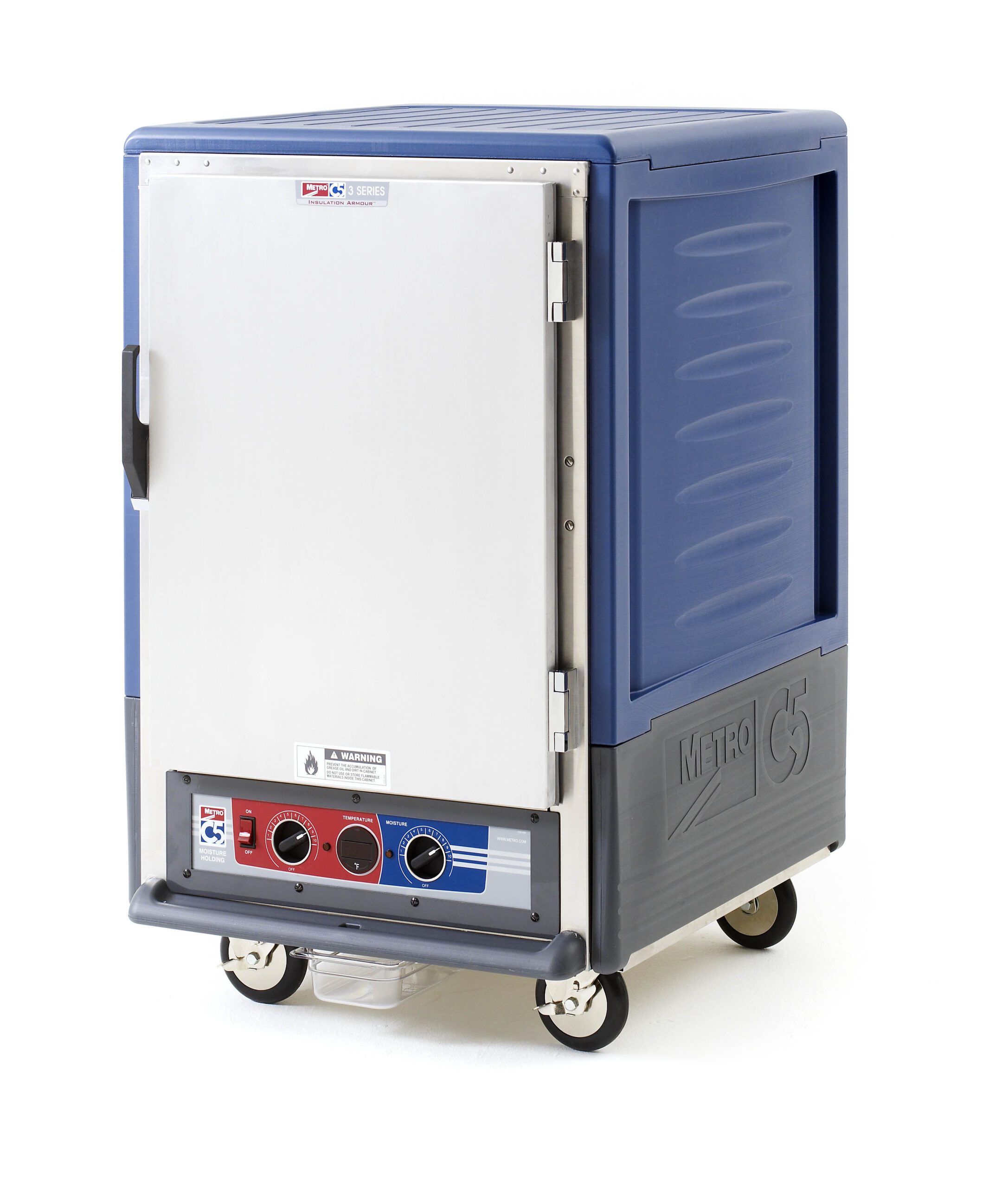 Metro Insulated Moisture Heated Holding/Proofing Cabinet, 1/2 Height,, 1681- Blue